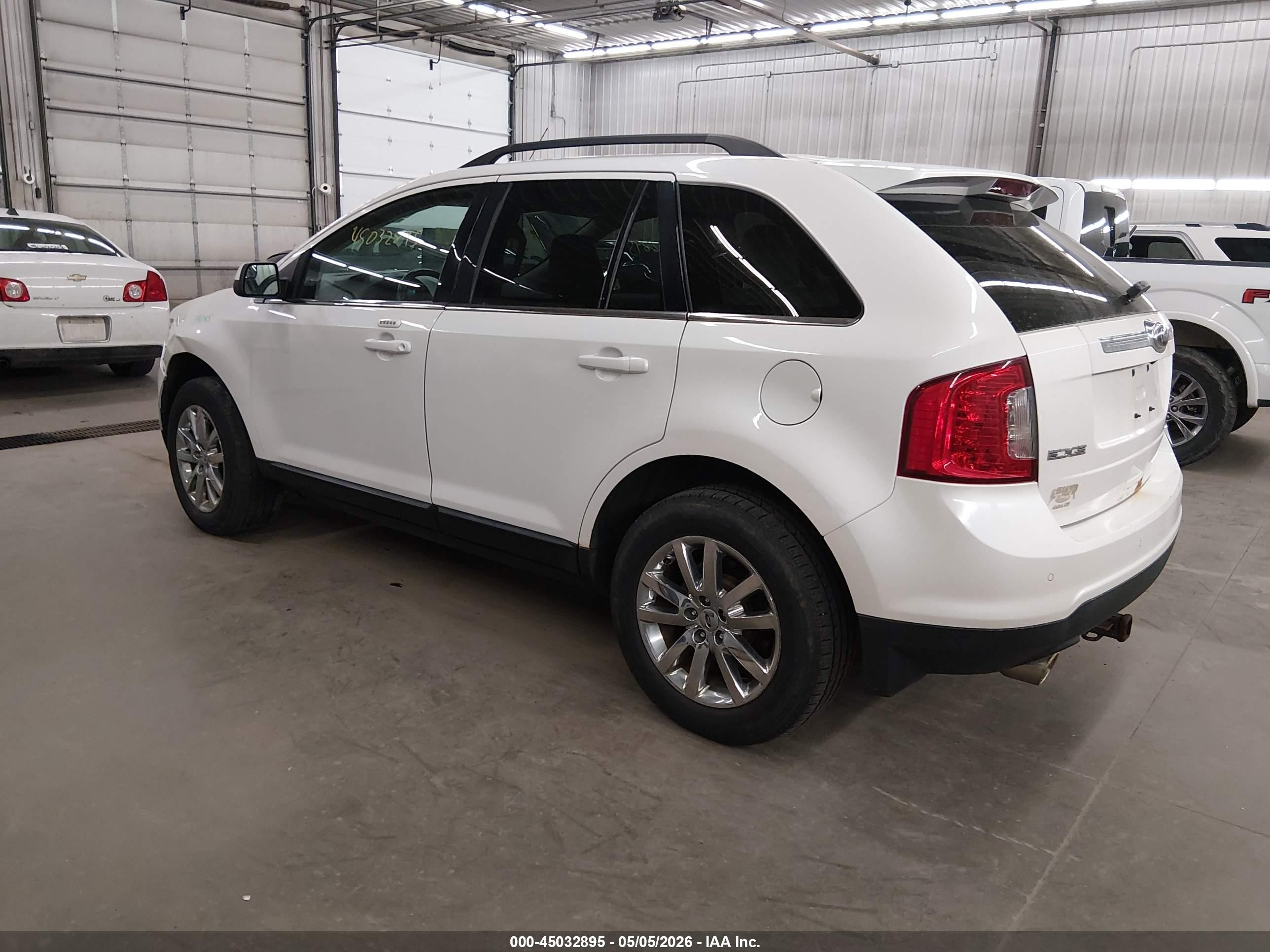 2011 Ford Edge Limited White vin: 2FMDK4KC8BBB48551