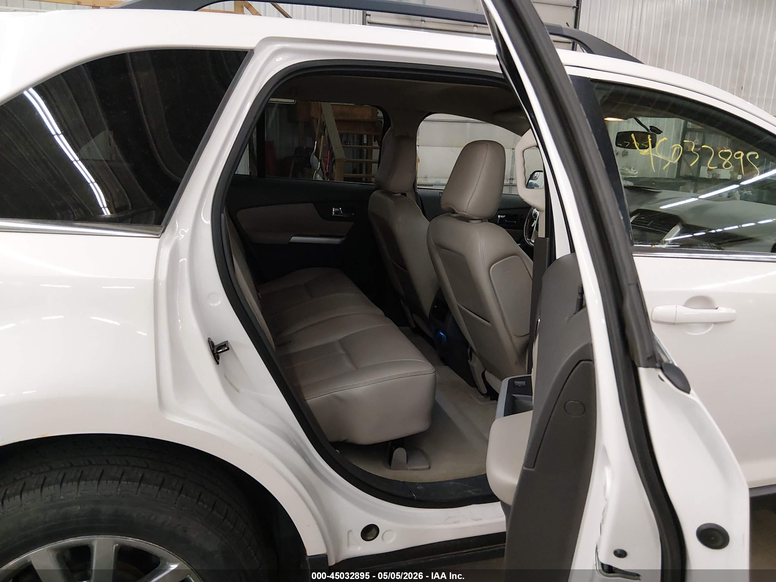 2011 Ford Edge Limited White vin: 2FMDK4KC8BBB48551