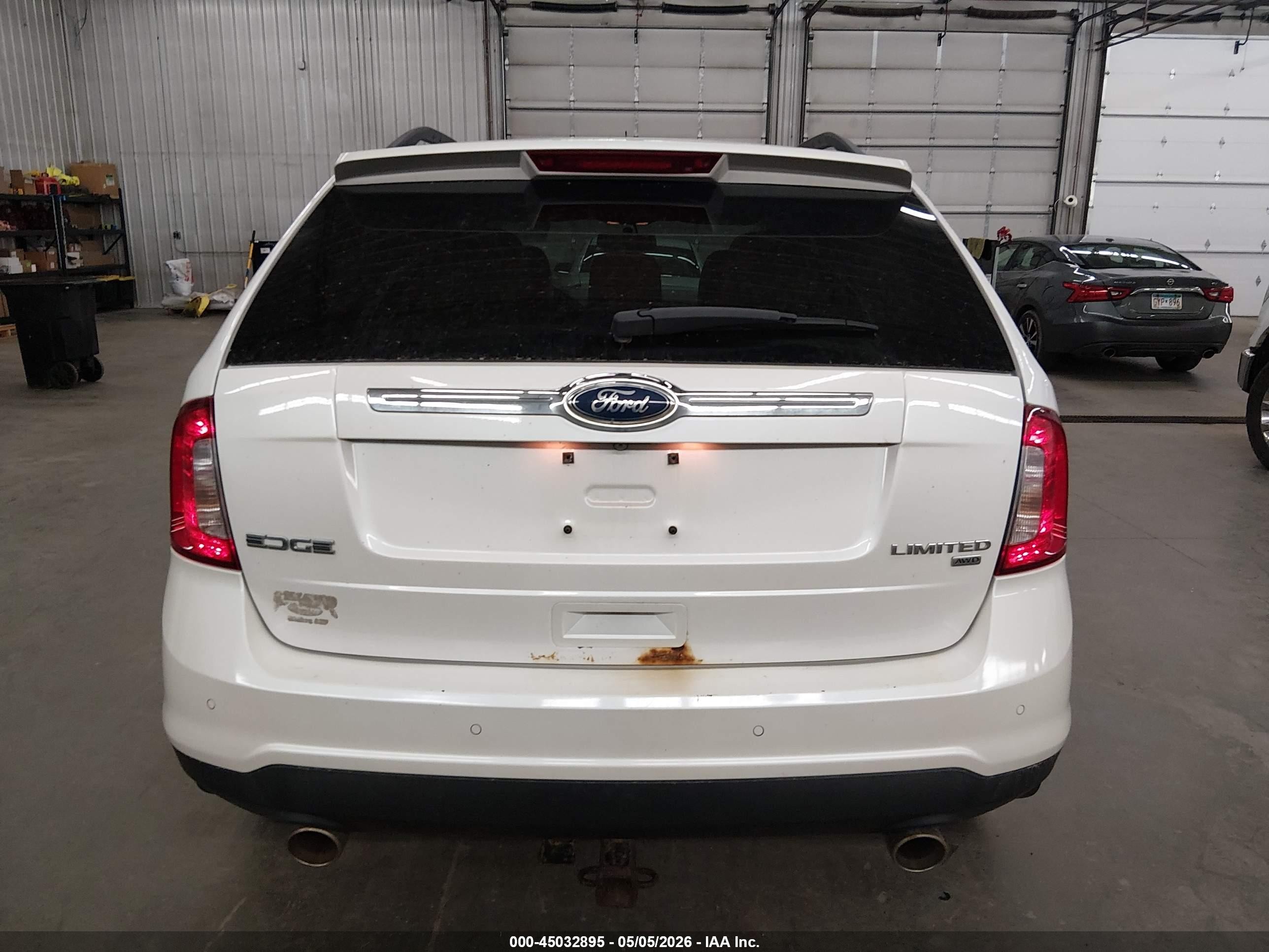 2011 Ford Edge Limited White vin: 2FMDK4KC8BBB48551