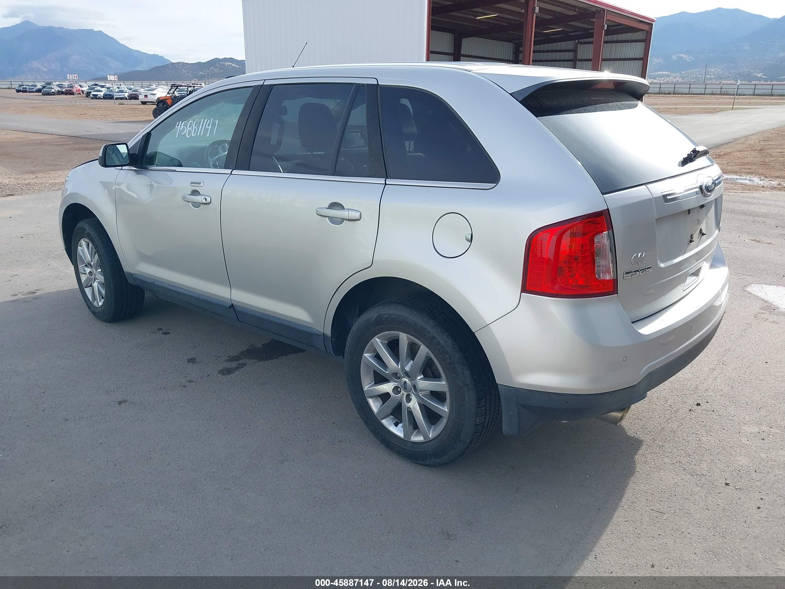 2012 Ford Edge Limited Silver vin: 2FMDK4KC8CBA34387