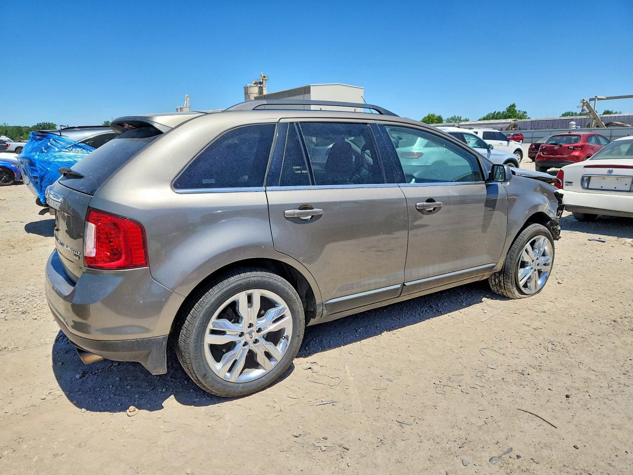 2012 Ford Edge Limited Gray vin: 2FMDK4KC8CBA34678