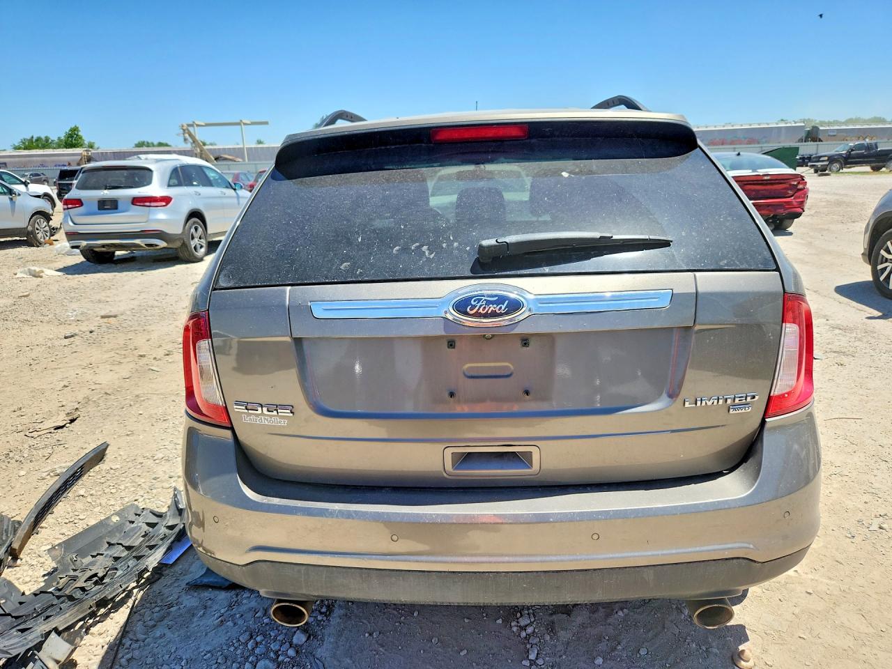 2012 Ford Edge Limited Gray vin: 2FMDK4KC8CBA34678