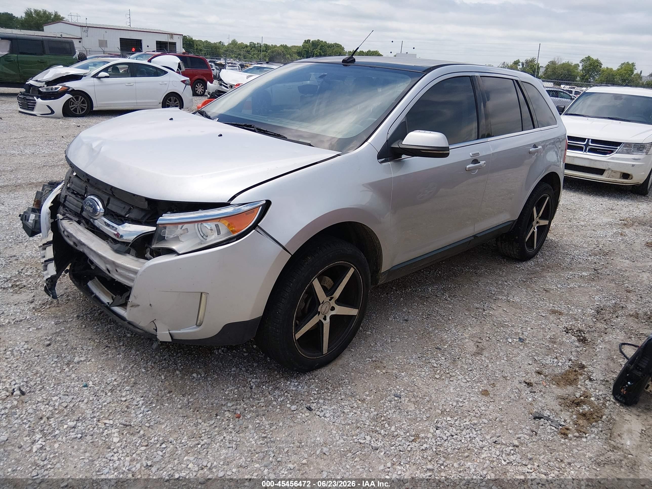 2012 Ford Edge Limited Silver vin: 2FMDK4KC8CBA59578