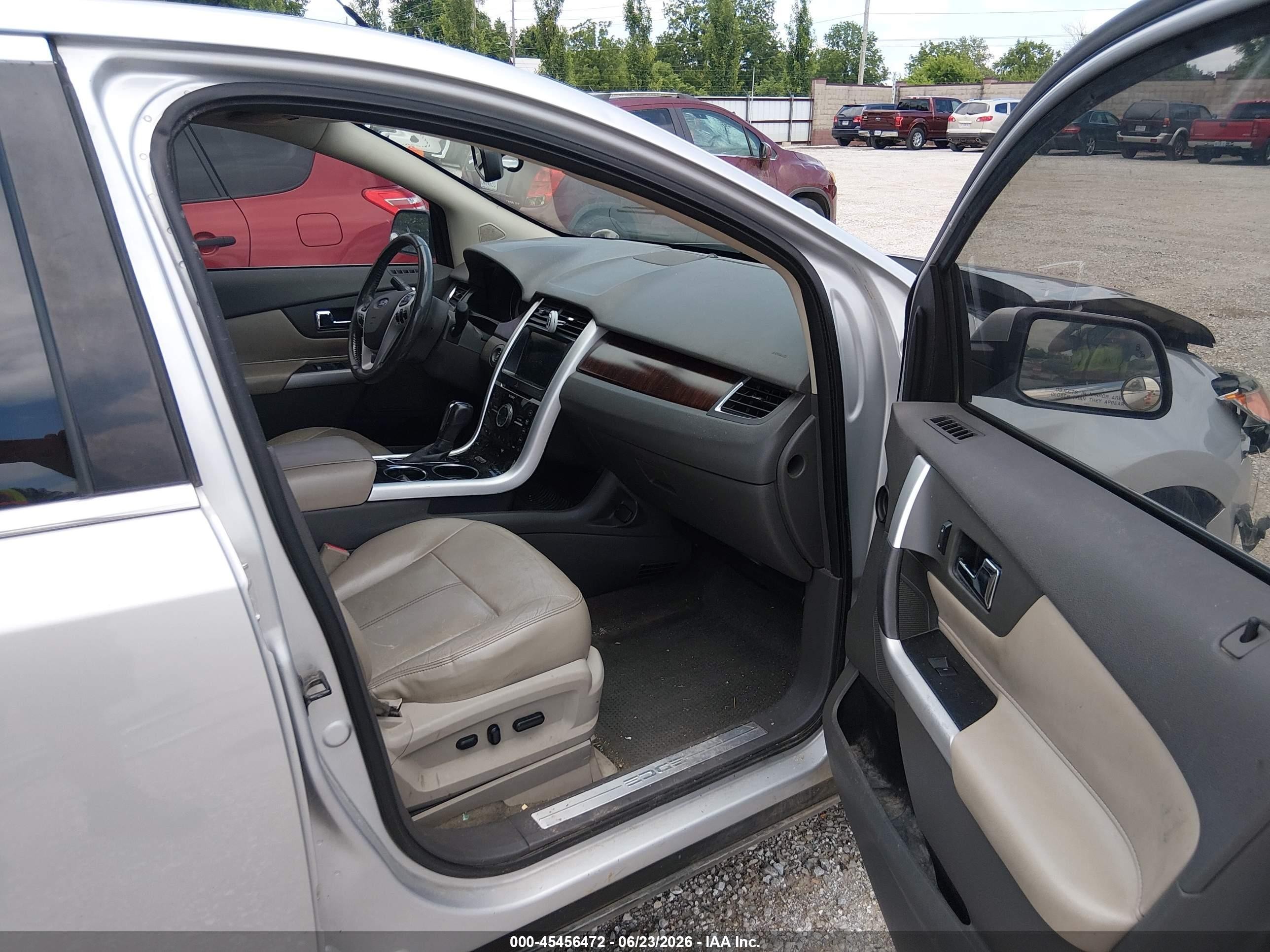 2012 Ford Edge Limited Silver vin: 2FMDK4KC8CBA59578