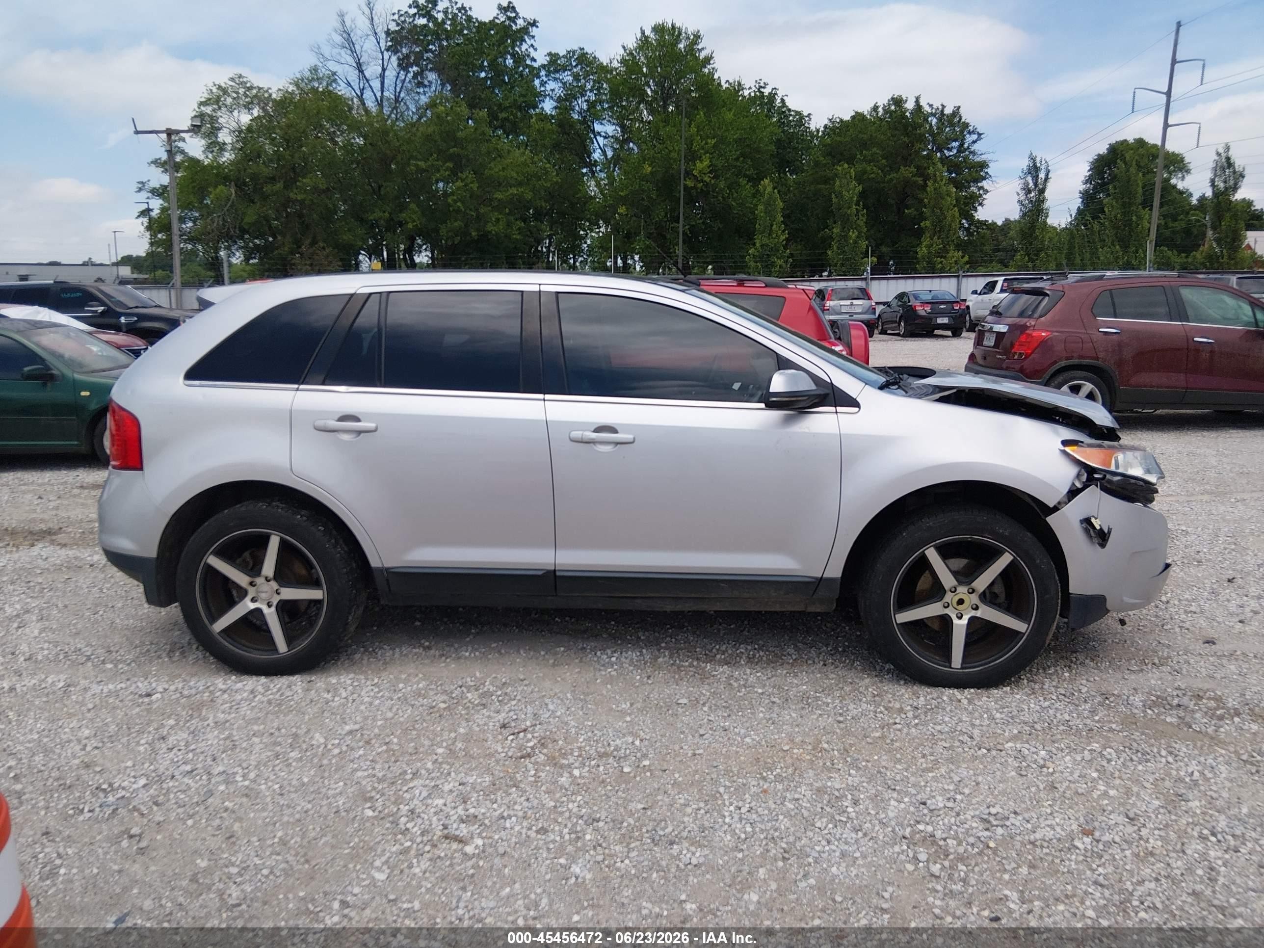 2012 Ford Edge Limited Silver vin: 2FMDK4KC8CBA59578