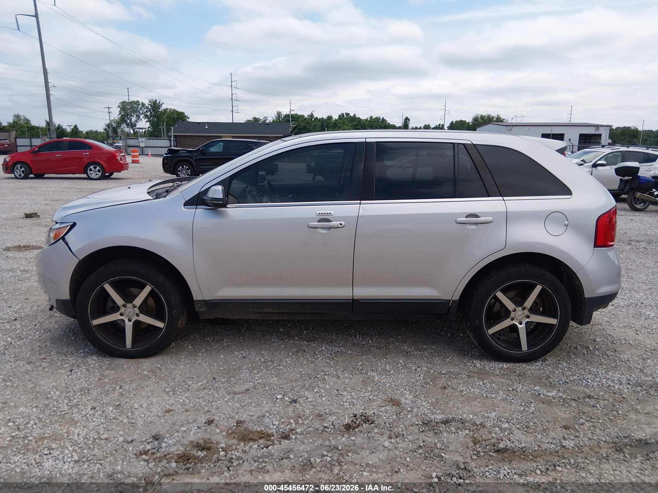 2012 Ford Edge Limited Silver vin: 2FMDK4KC8CBA59578