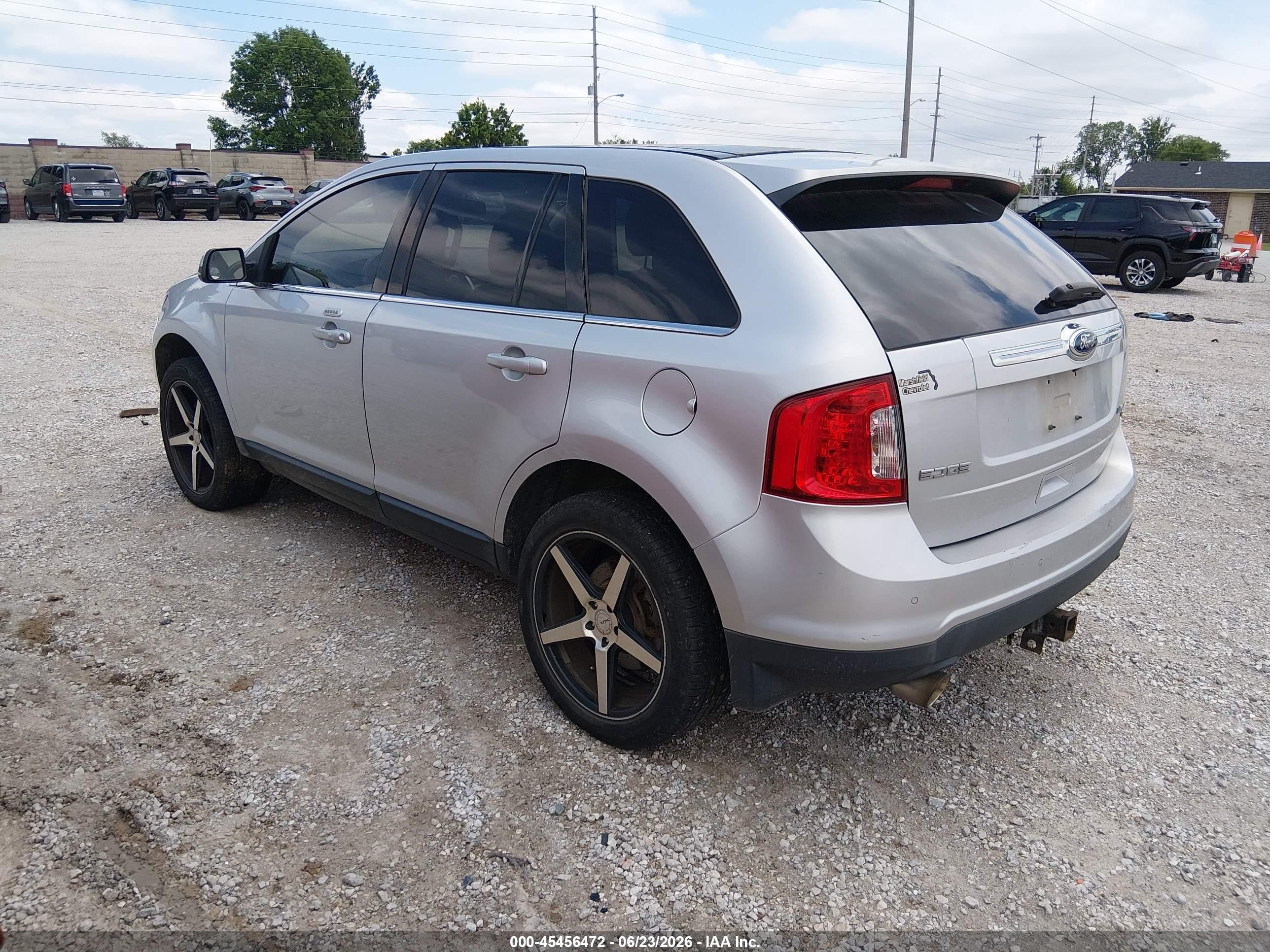 2012 Ford Edge Limited Silver vin: 2FMDK4KC8CBA59578