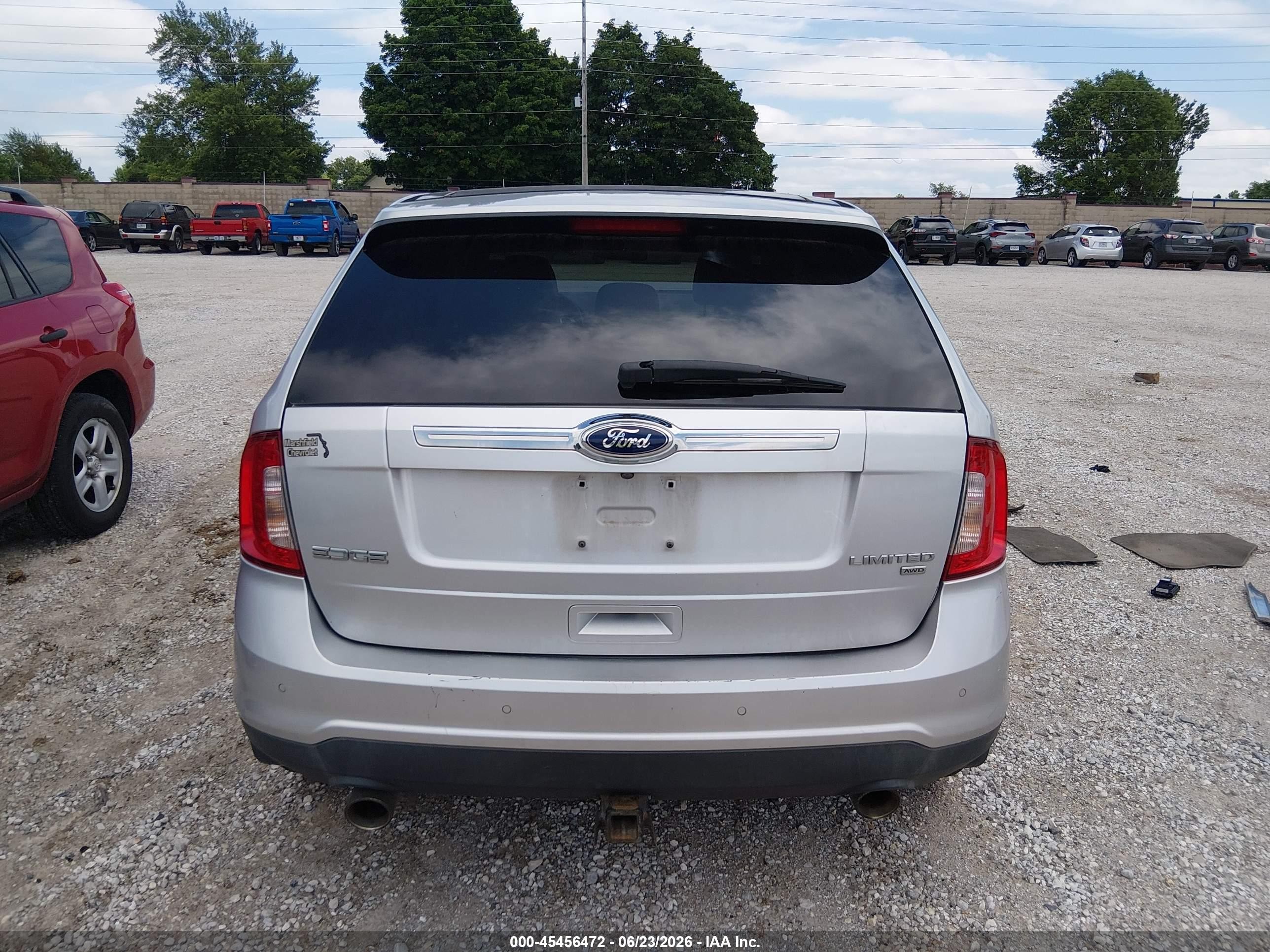 2012 Ford Edge Limited Silver vin: 2FMDK4KC8CBA59578