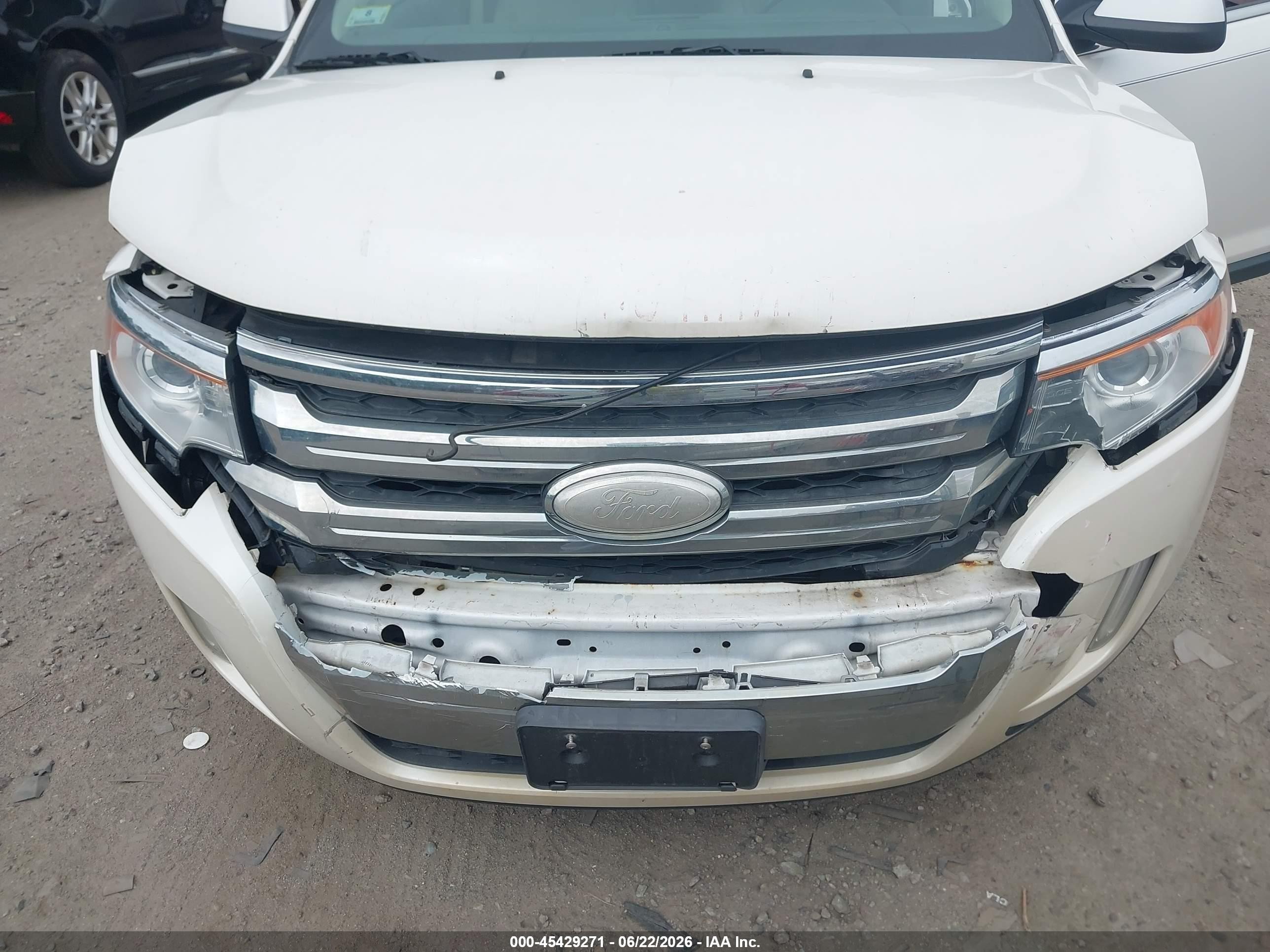 2012 Ford Edge Limited White vin: 2FMDK4KC8CBA85548