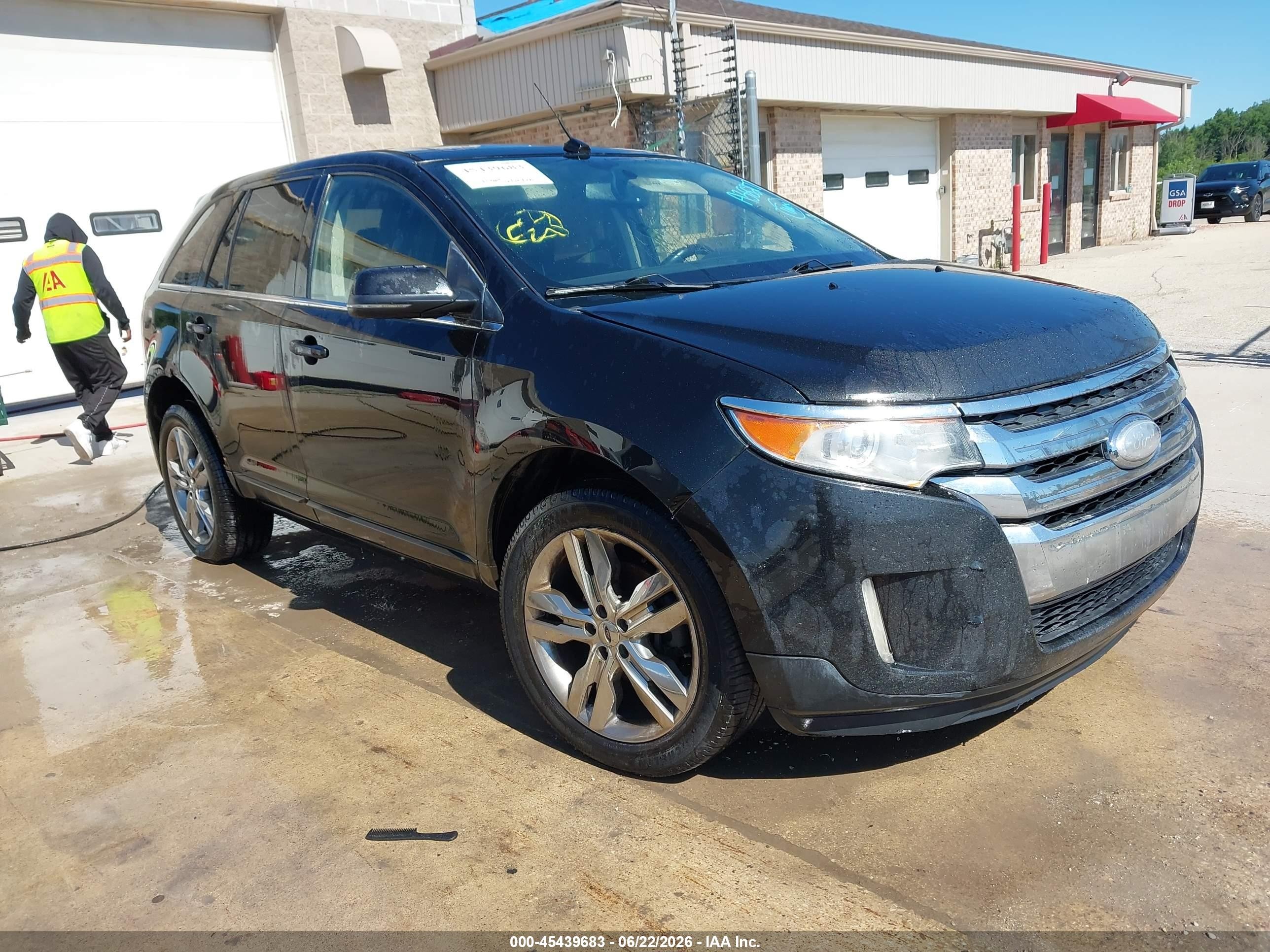 2013 Ford Edge Limited Black vin: 2FMDK4KC8DBA38277