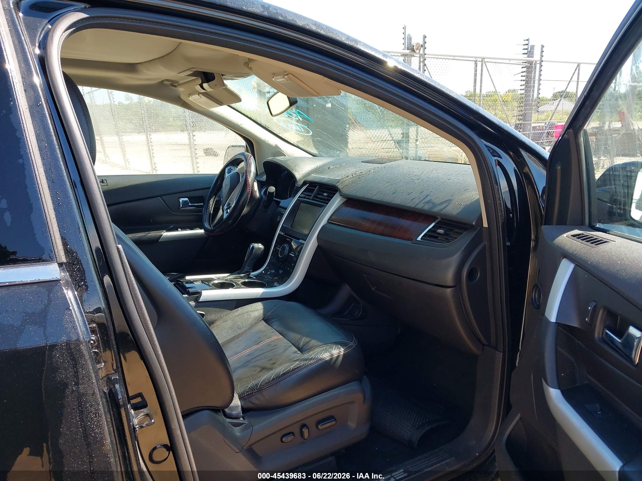 2013 Ford Edge Limited Black vin: 2FMDK4KC8DBA38277