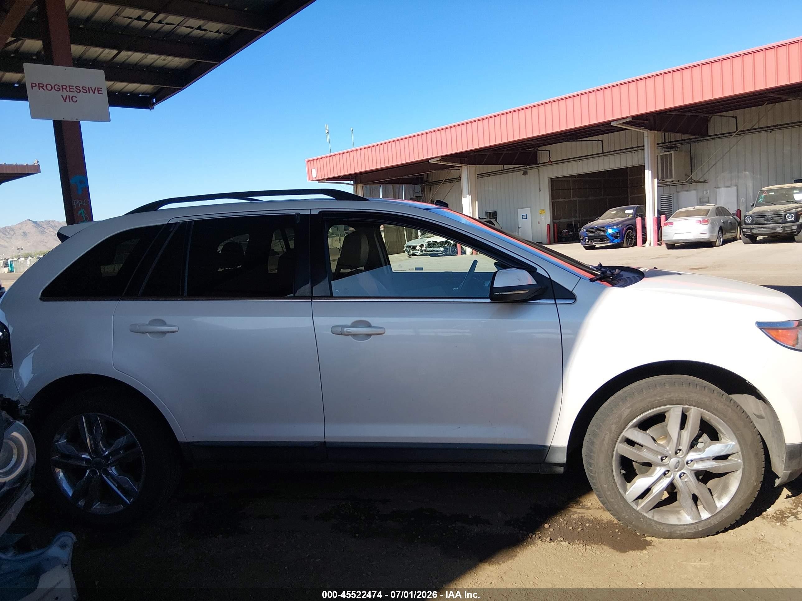 2013 Ford Edge Limited White vin: 2FMDK4KC8DBA80724