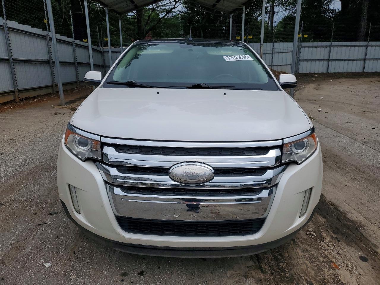 2013 Ford Edge Limited White vin: 2FMDK4KC8DBA94395