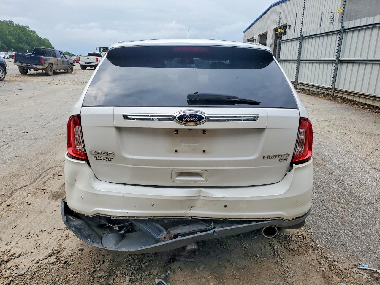 2013 Ford Edge Limited White vin: 2FMDK4KC8DBA94395