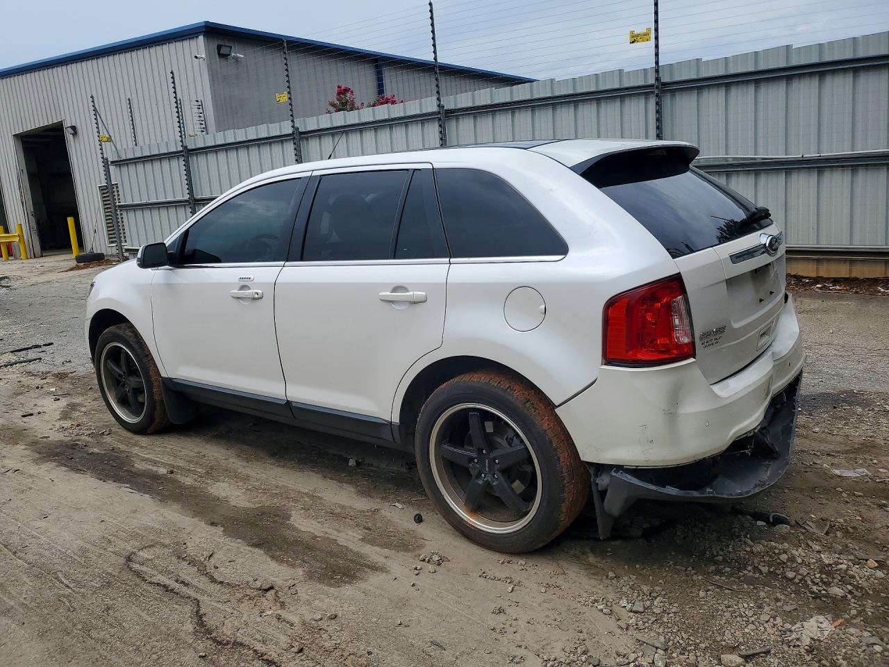 2013 Ford Edge Limited White vin: 2FMDK4KC8DBA94395