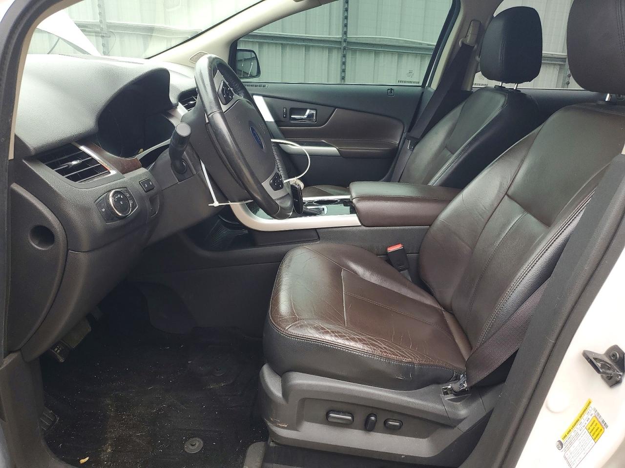 2013 Ford Edge Limited White vin: 2FMDK4KC8DBA94395