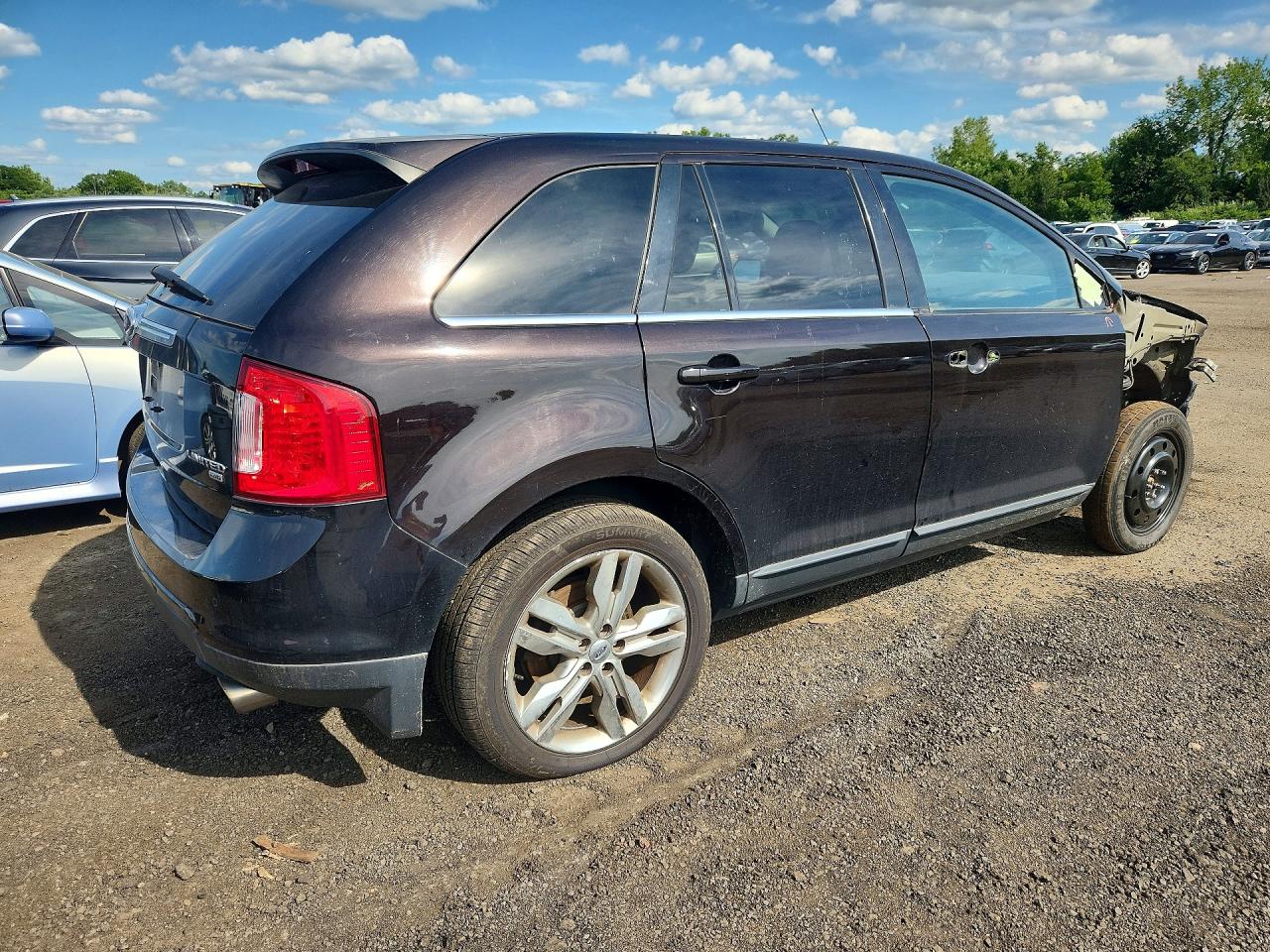 2013 Ford Edge Limited Black vin: 2FMDK4KC8DBB33891