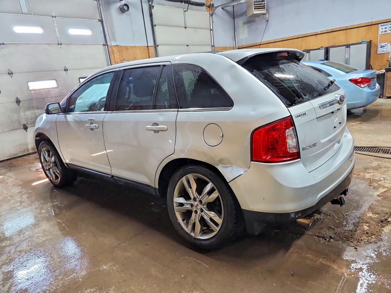 2013 Ford Edge Limited Silver vin: 2FMDK4KC8DBB56216
