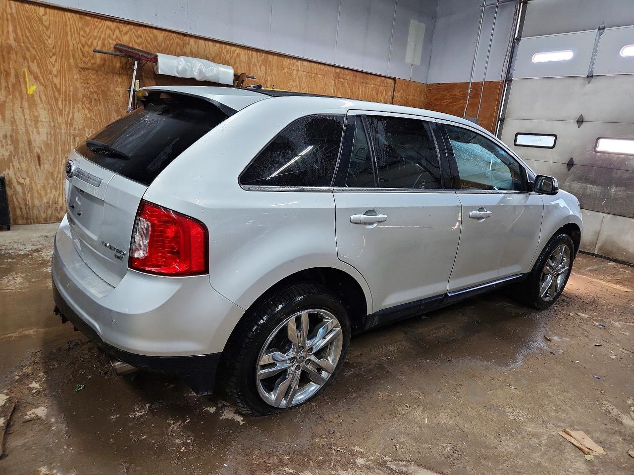 2013 Ford Edge Limited Silver vin: 2FMDK4KC8DBB56216