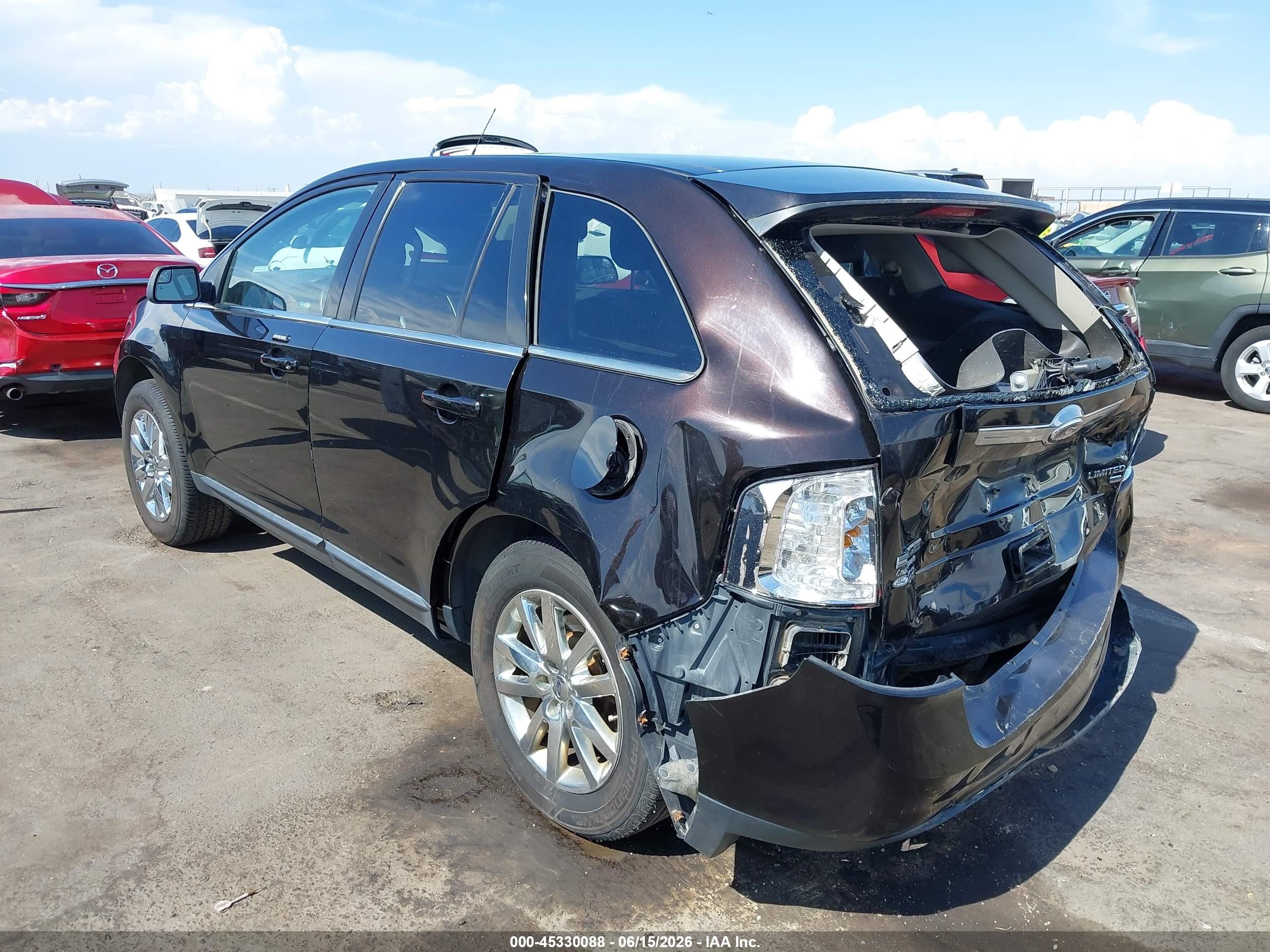 2013 Ford Edge Limited Black vin: 2FMDK4KC8DBB79382