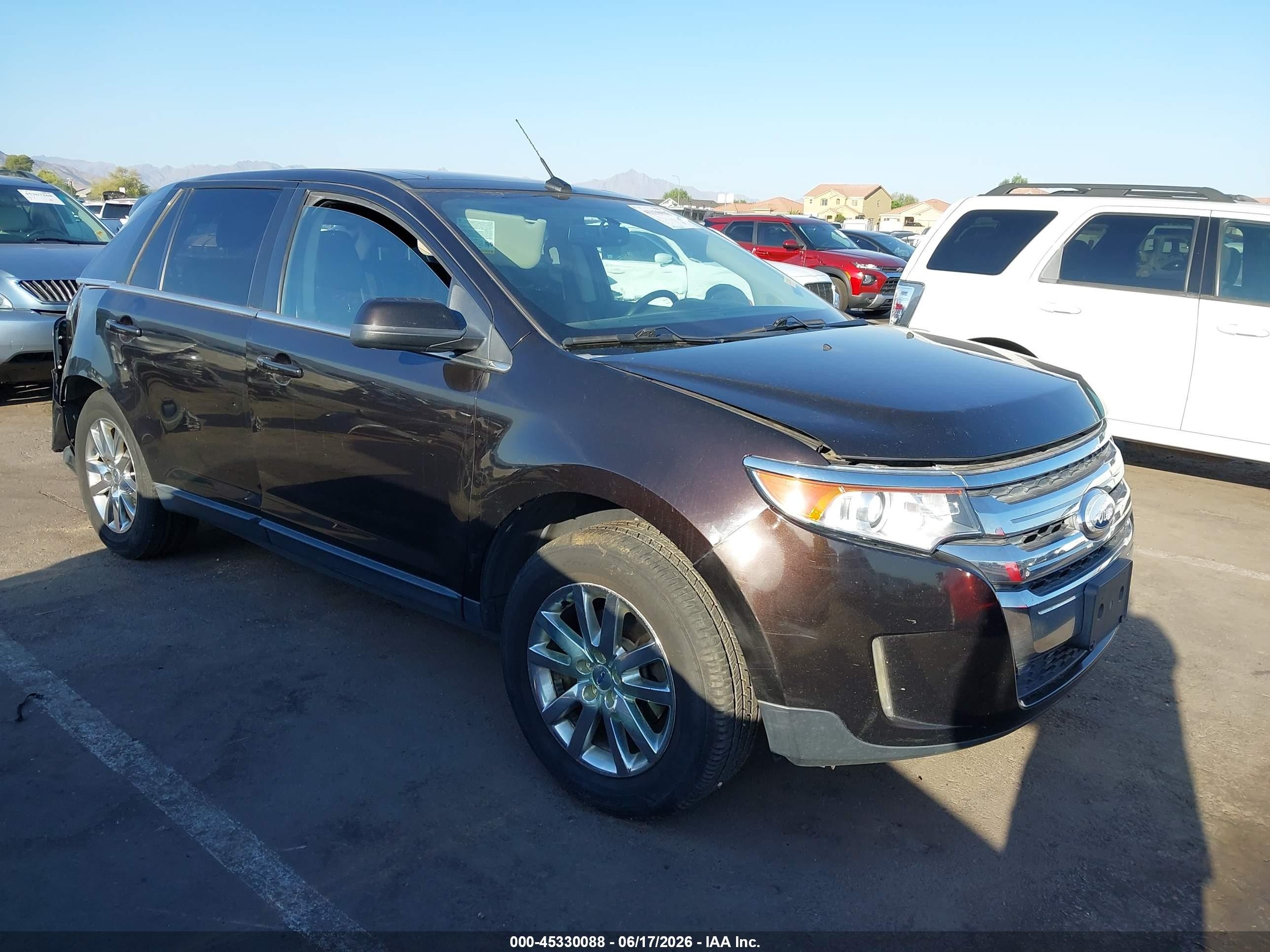 2013 Ford Edge Limited Black vin: 2FMDK4KC8DBB79382