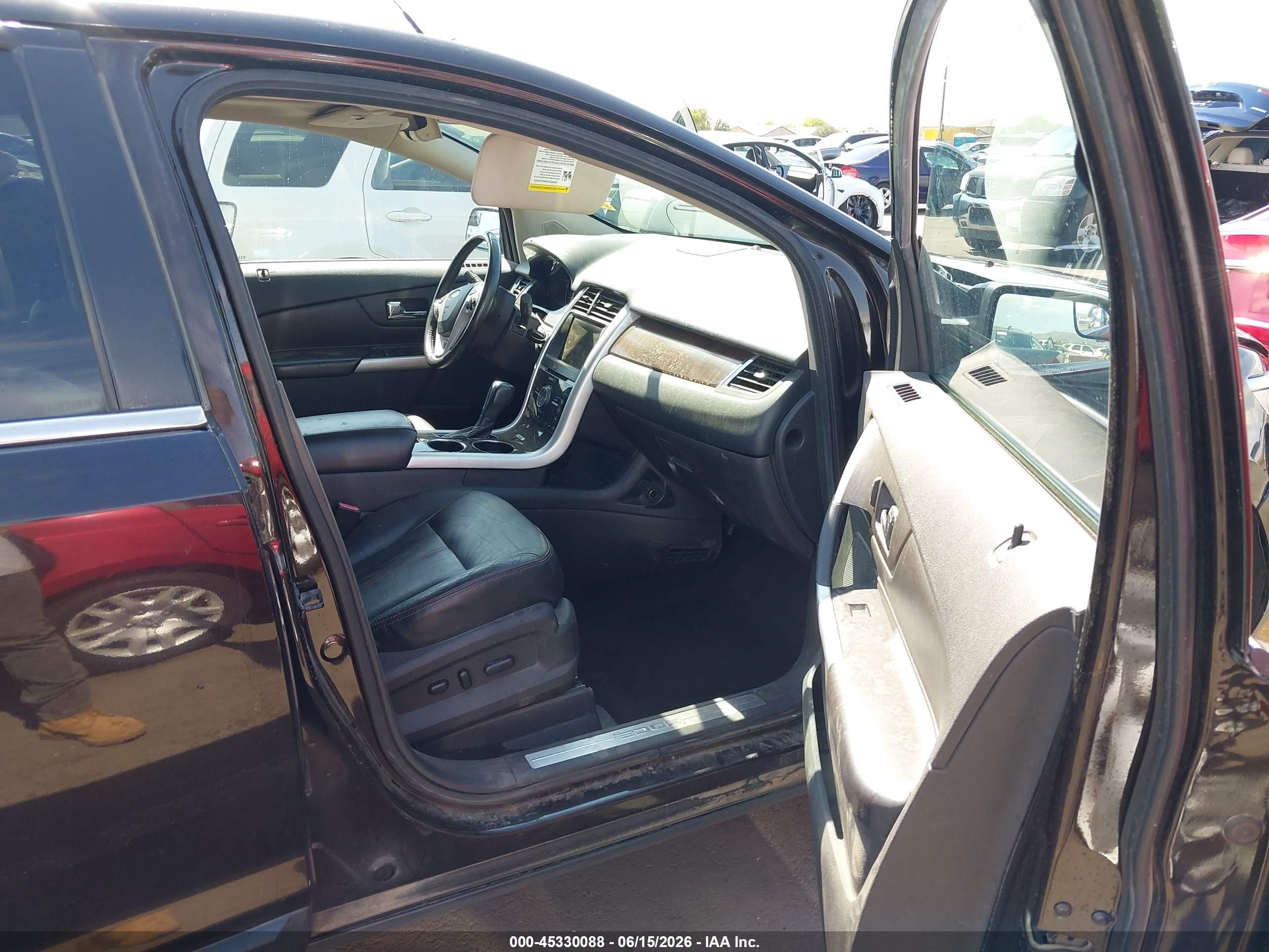 2013 Ford Edge Limited Black vin: 2FMDK4KC8DBB79382