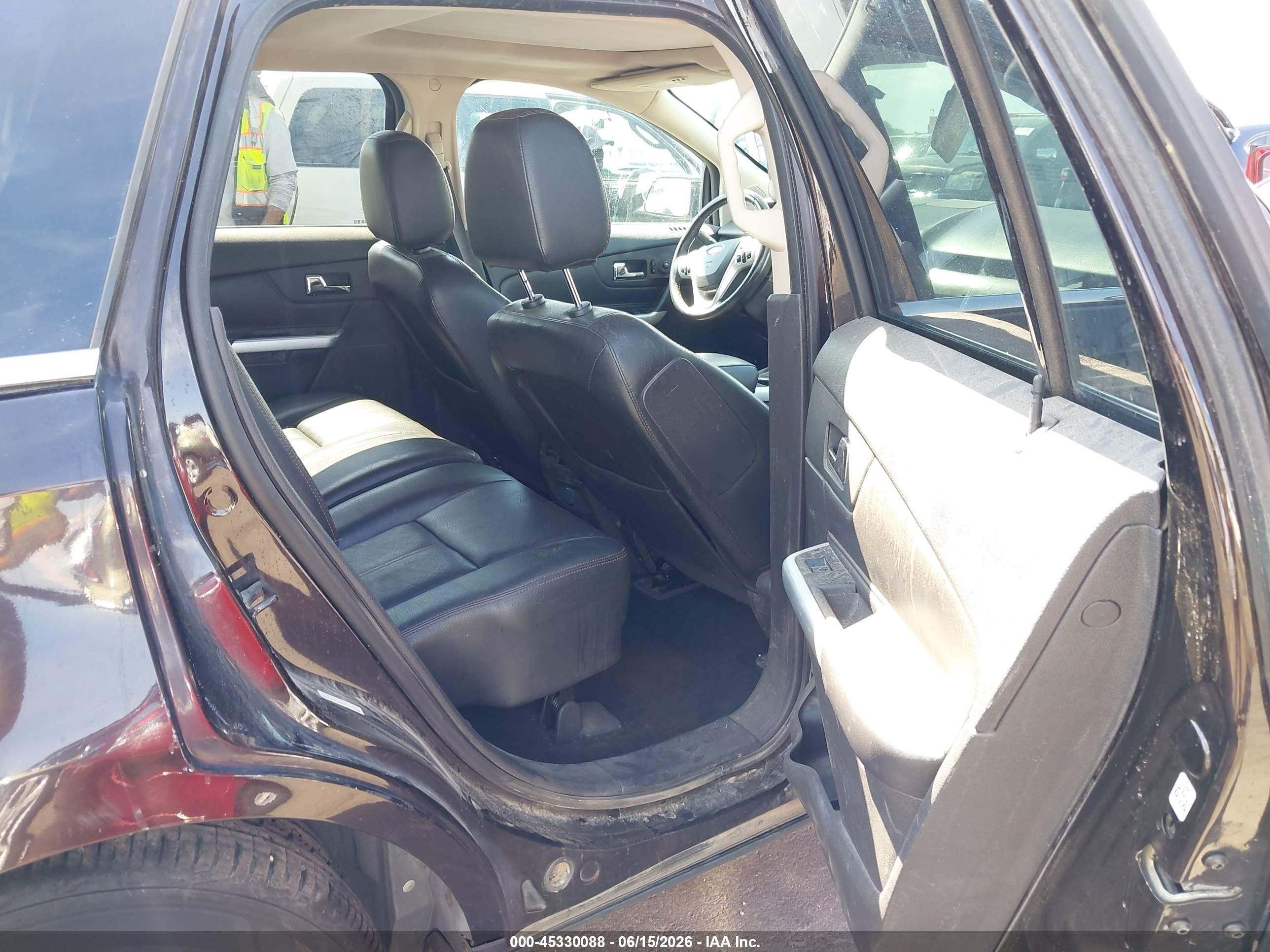 2013 Ford Edge Limited Black vin: 2FMDK4KC8DBB79382