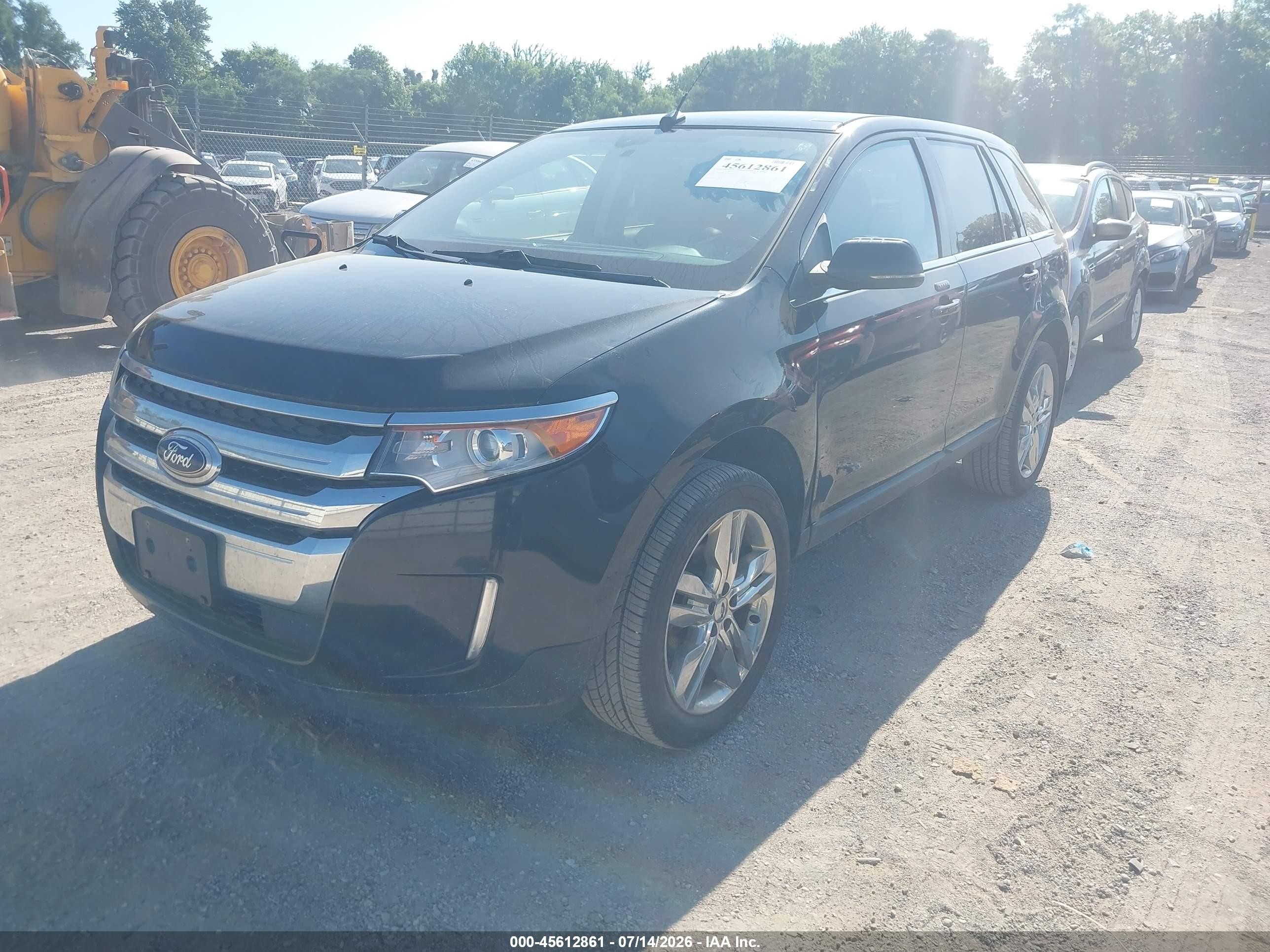 2013 Ford Edge Limited Black vin: 2FMDK4KC8DBB82816
