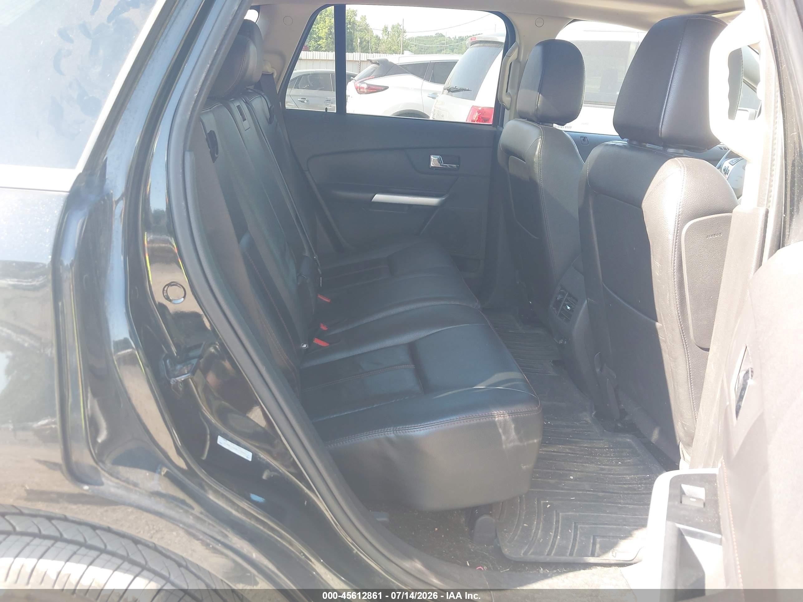 2013 Ford Edge Limited Black vin: 2FMDK4KC8DBB82816