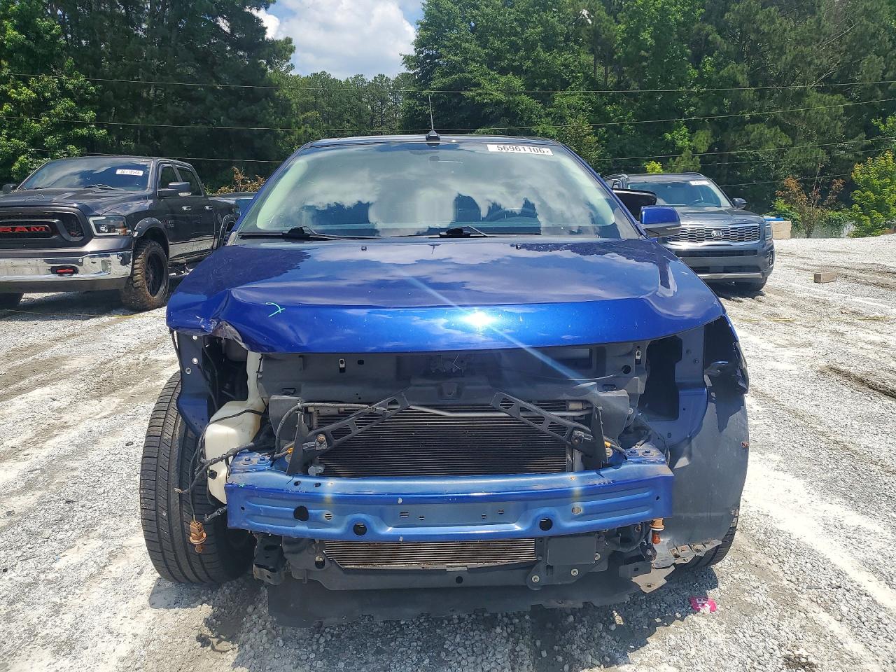 2013 Ford Edge Limited Blue vin: 2FMDK4KC8DBB96604