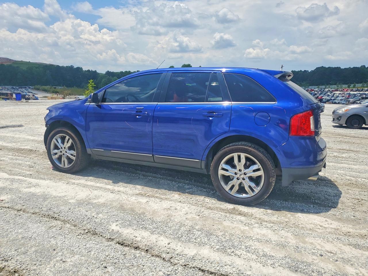 2013 Ford Edge Limited Blue vin: 2FMDK4KC8DBB96604