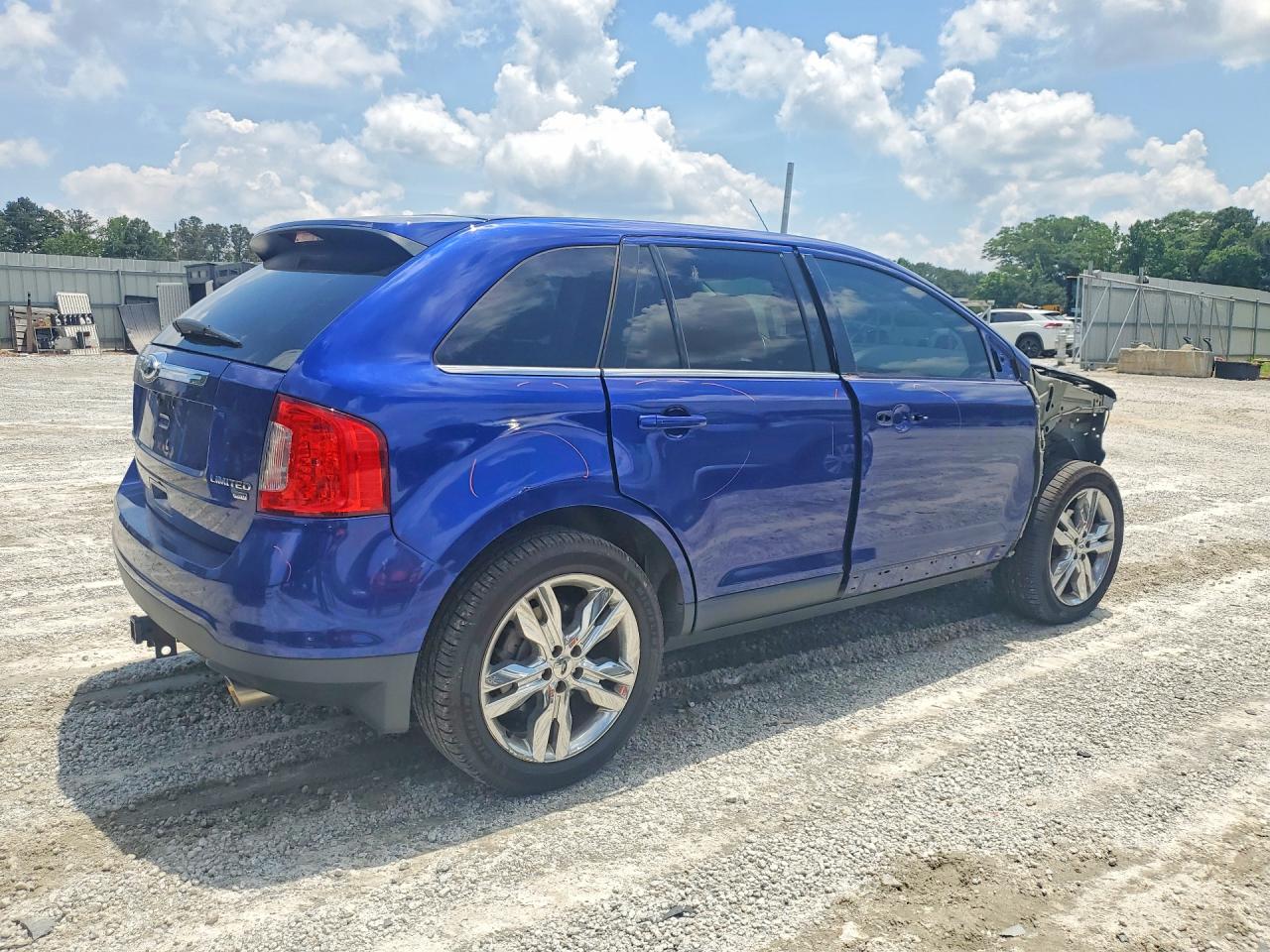 2013 Ford Edge Limited Blue vin: 2FMDK4KC8DBB96604