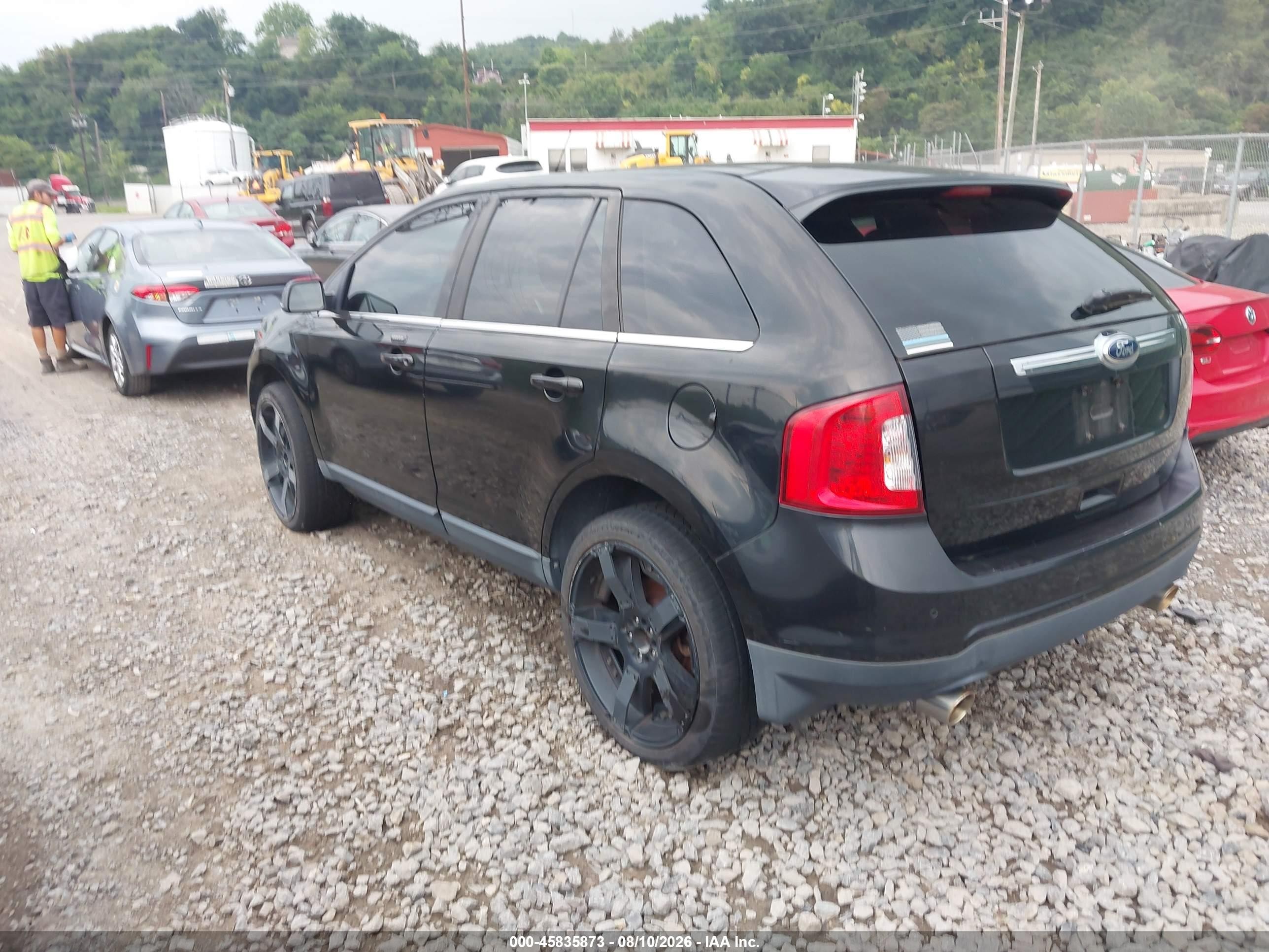 2013 Ford Edge Limited Black vin: 2FMDK4KC8DBB98062