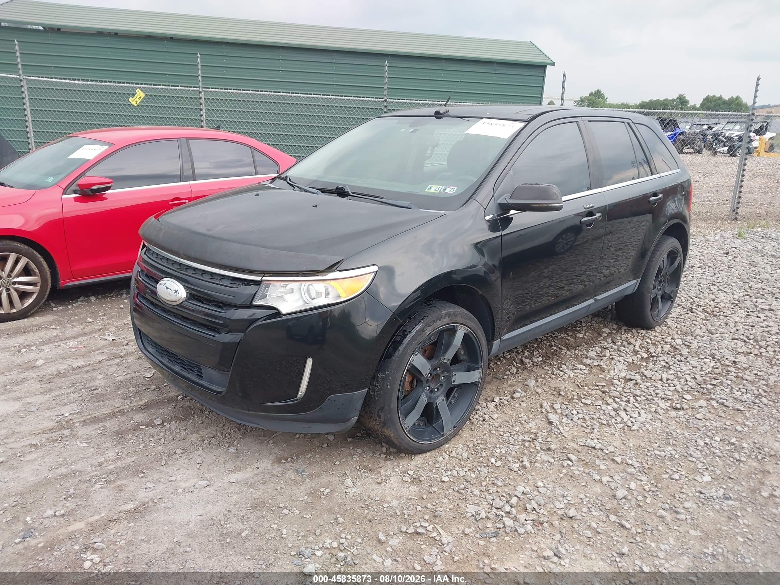 2013 Ford Edge Limited Black vin: 2FMDK4KC8DBB98062