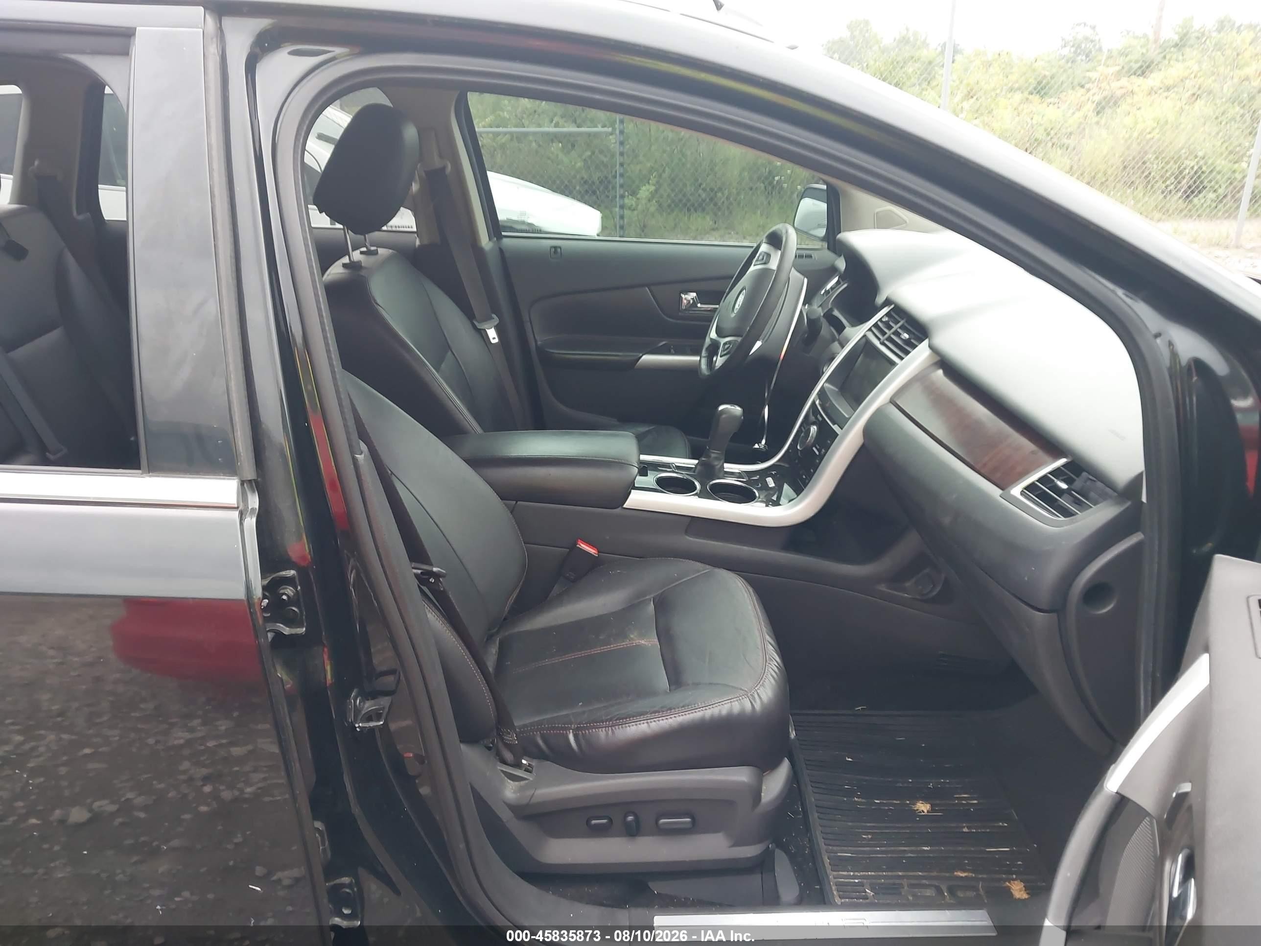 2013 Ford Edge Limited Black vin: 2FMDK4KC8DBB98062