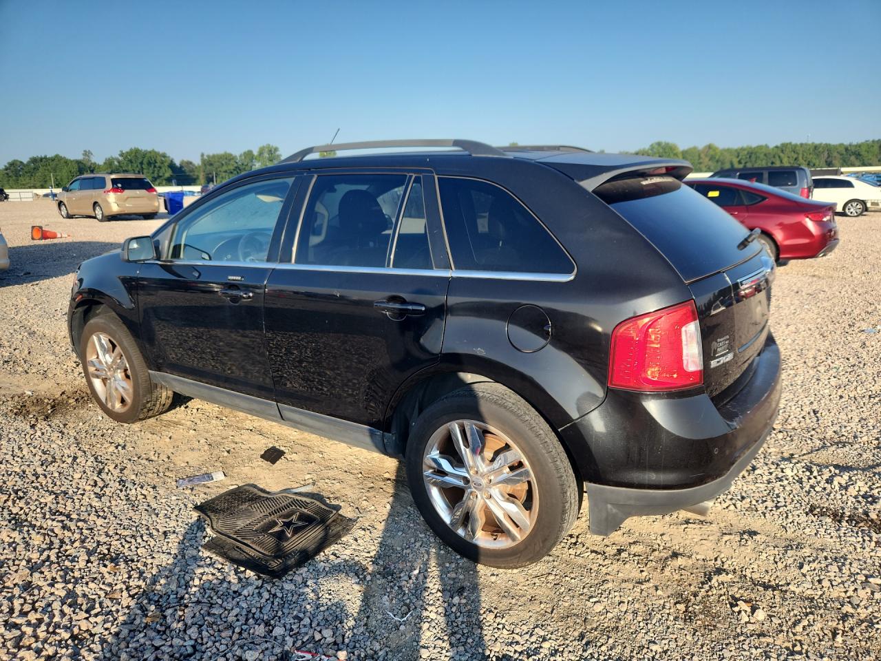 2013 Ford Edge Limited Black vin: 2FMDK4KC8DBC38477