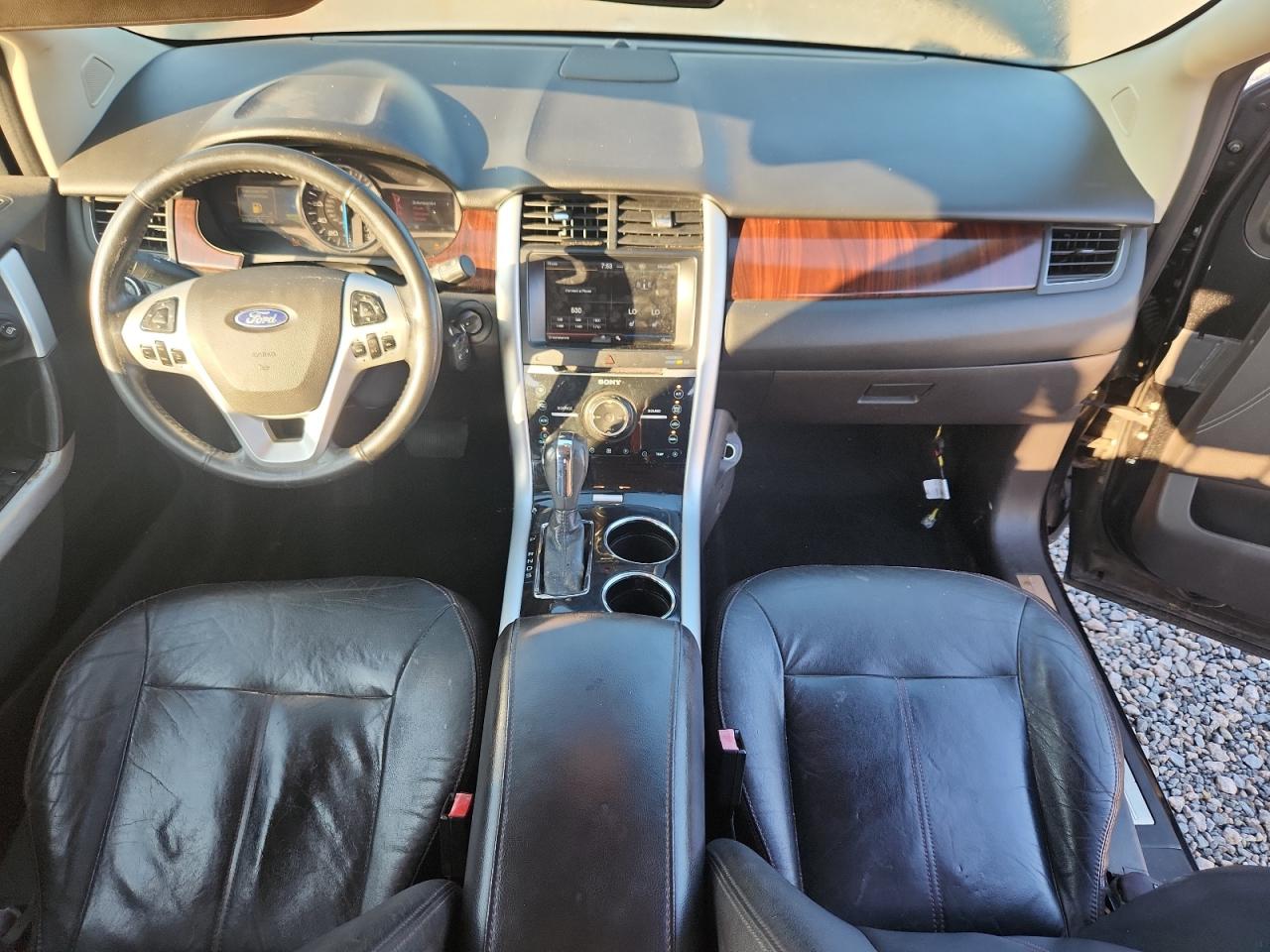 2013 Ford Edge Limited Black vin: 2FMDK4KC8DBC38477