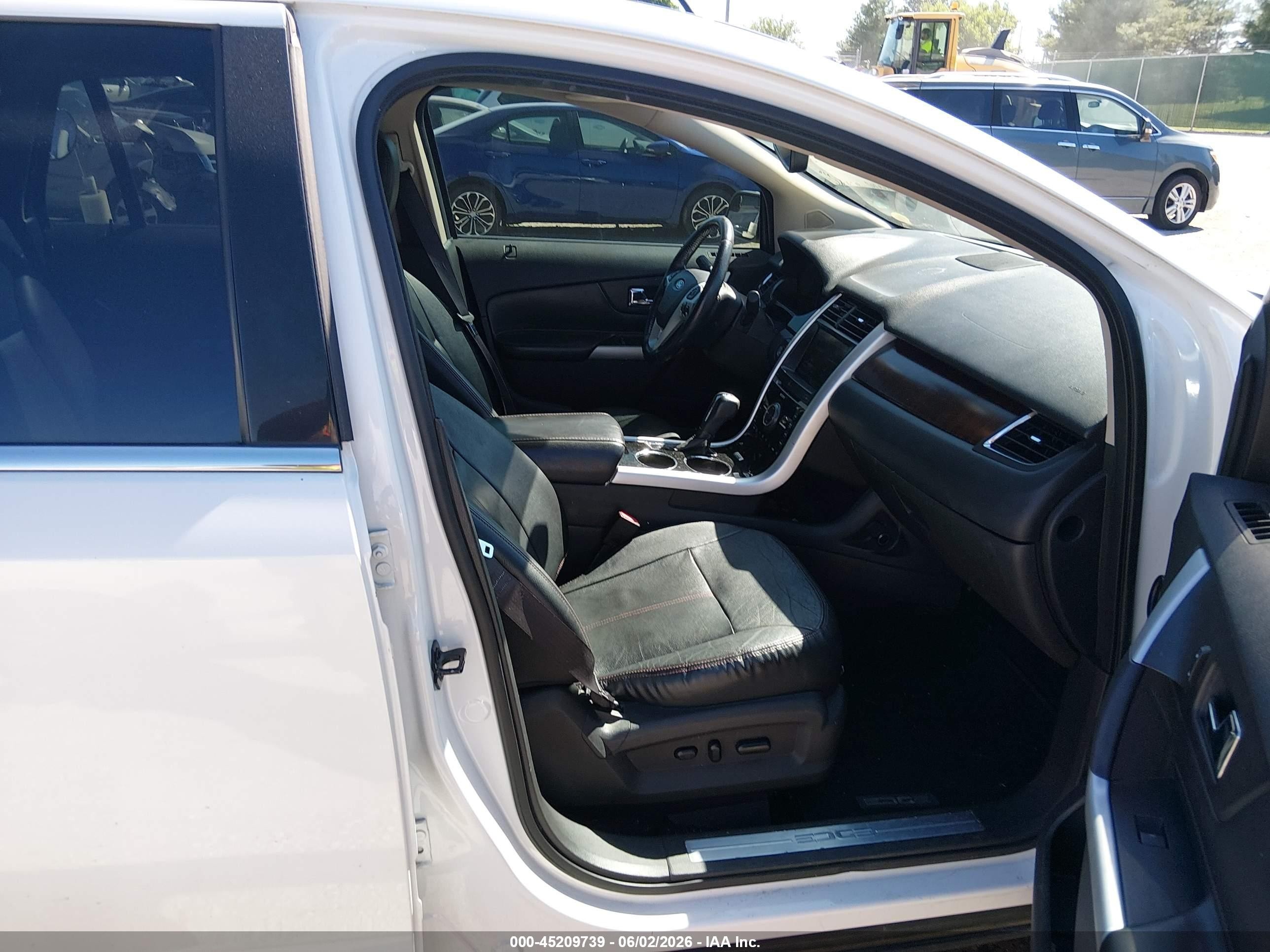 2013 Ford Edge Limited White vin: 2FMDK4KC8DBC60740