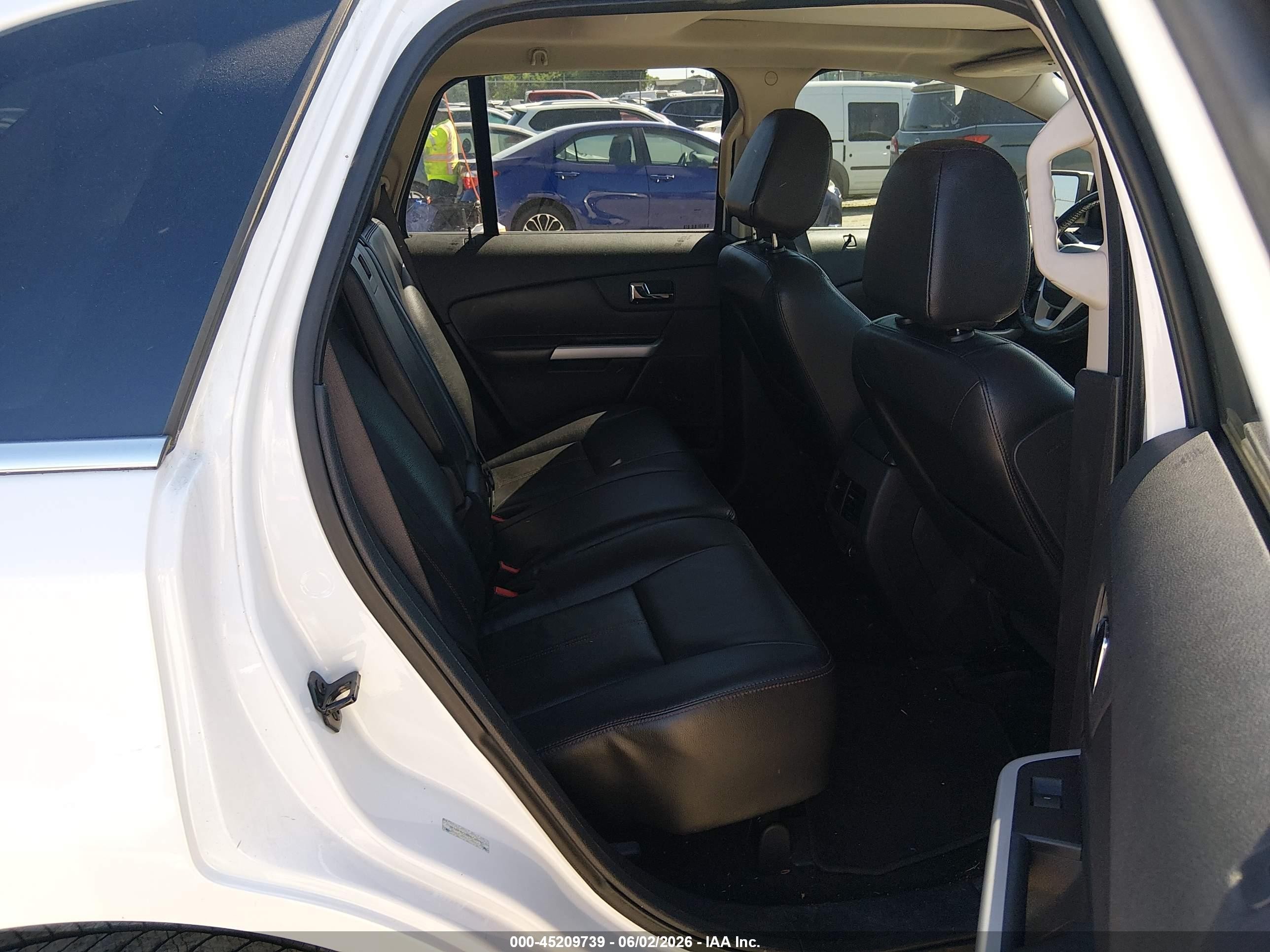 2013 Ford Edge Limited White vin: 2FMDK4KC8DBC60740