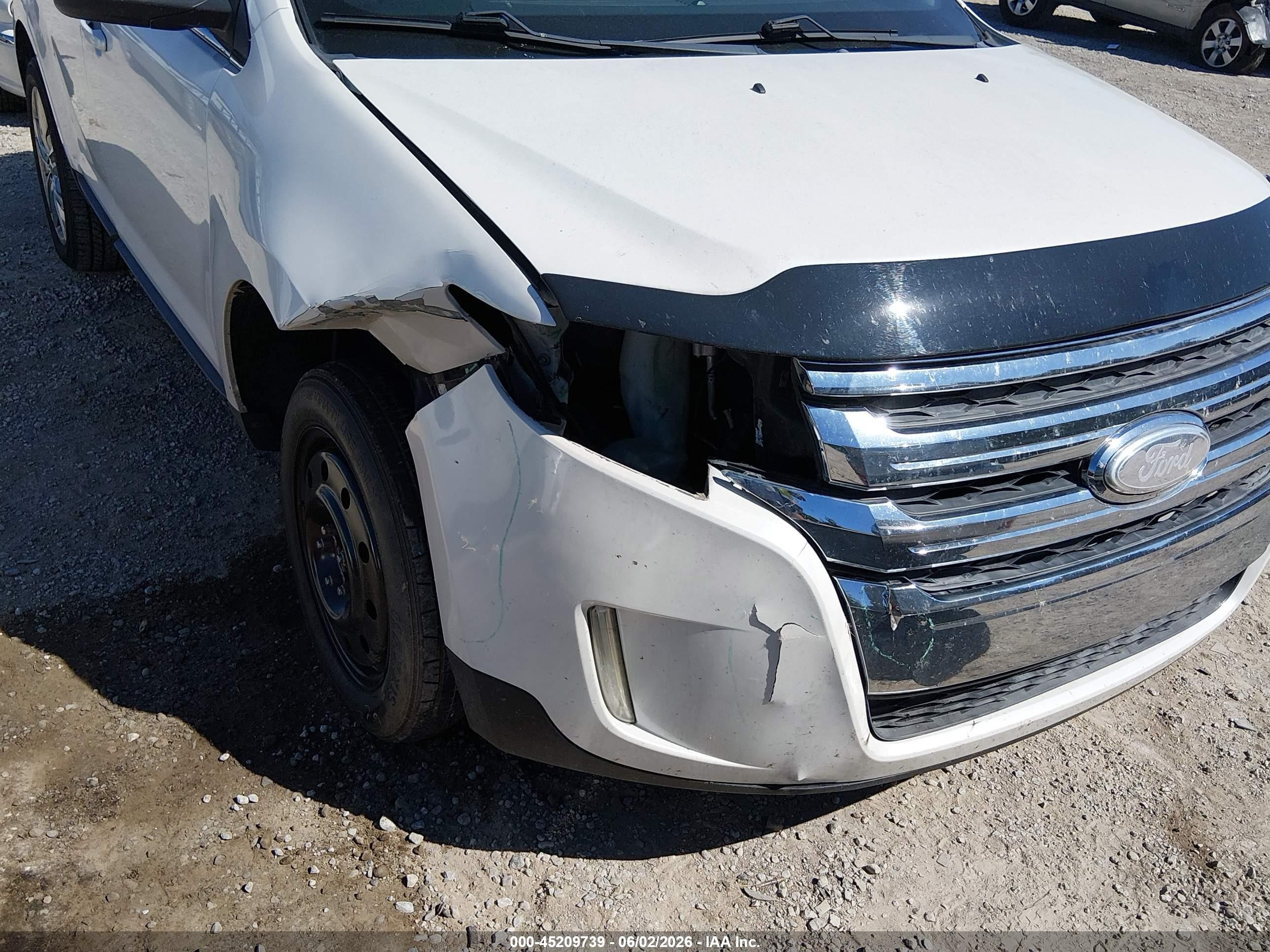 2013 Ford Edge Limited White vin: 2FMDK4KC8DBC60740