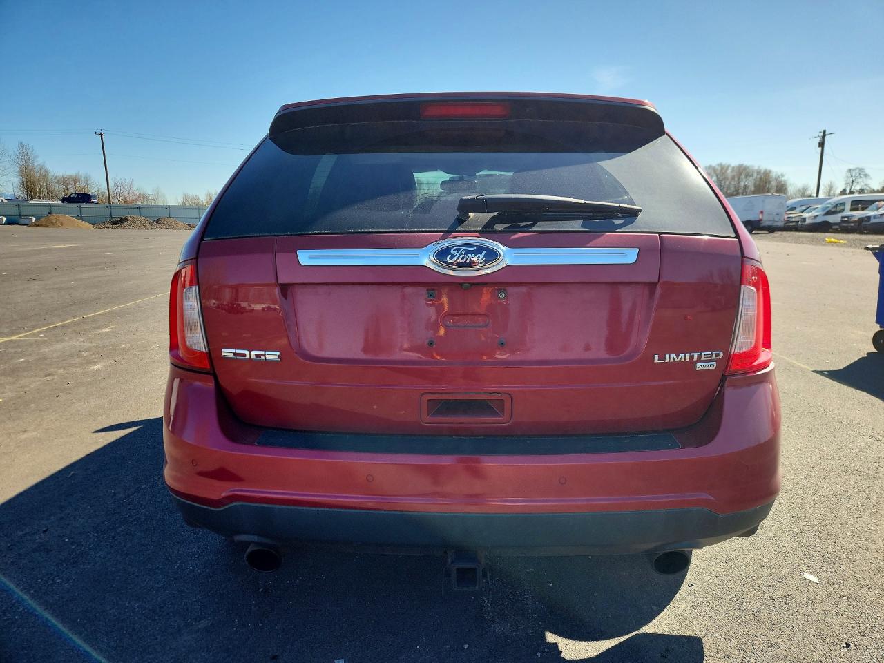2013 Ford Edge Limited Red vin: 2FMDK4KC8DBC89767