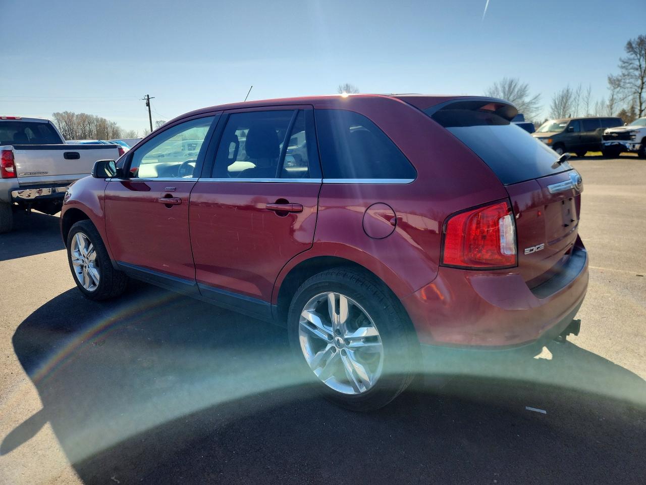 2013 Ford Edge Limited Red vin: 2FMDK4KC8DBC89767
