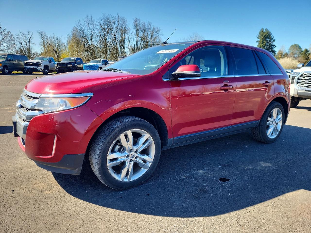 2013 Ford Edge Limited Red vin: 2FMDK4KC8DBC89767