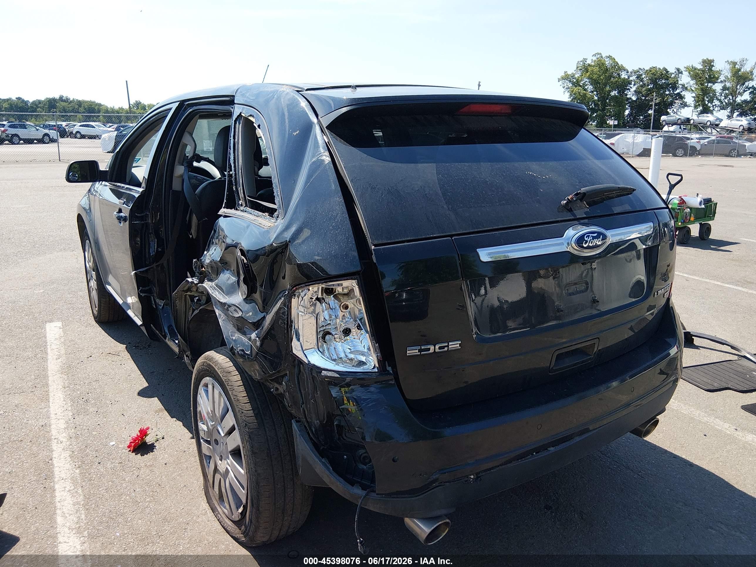 2014 Ford Edge Limited Black vin: 2FMDK4KC8EBA49135