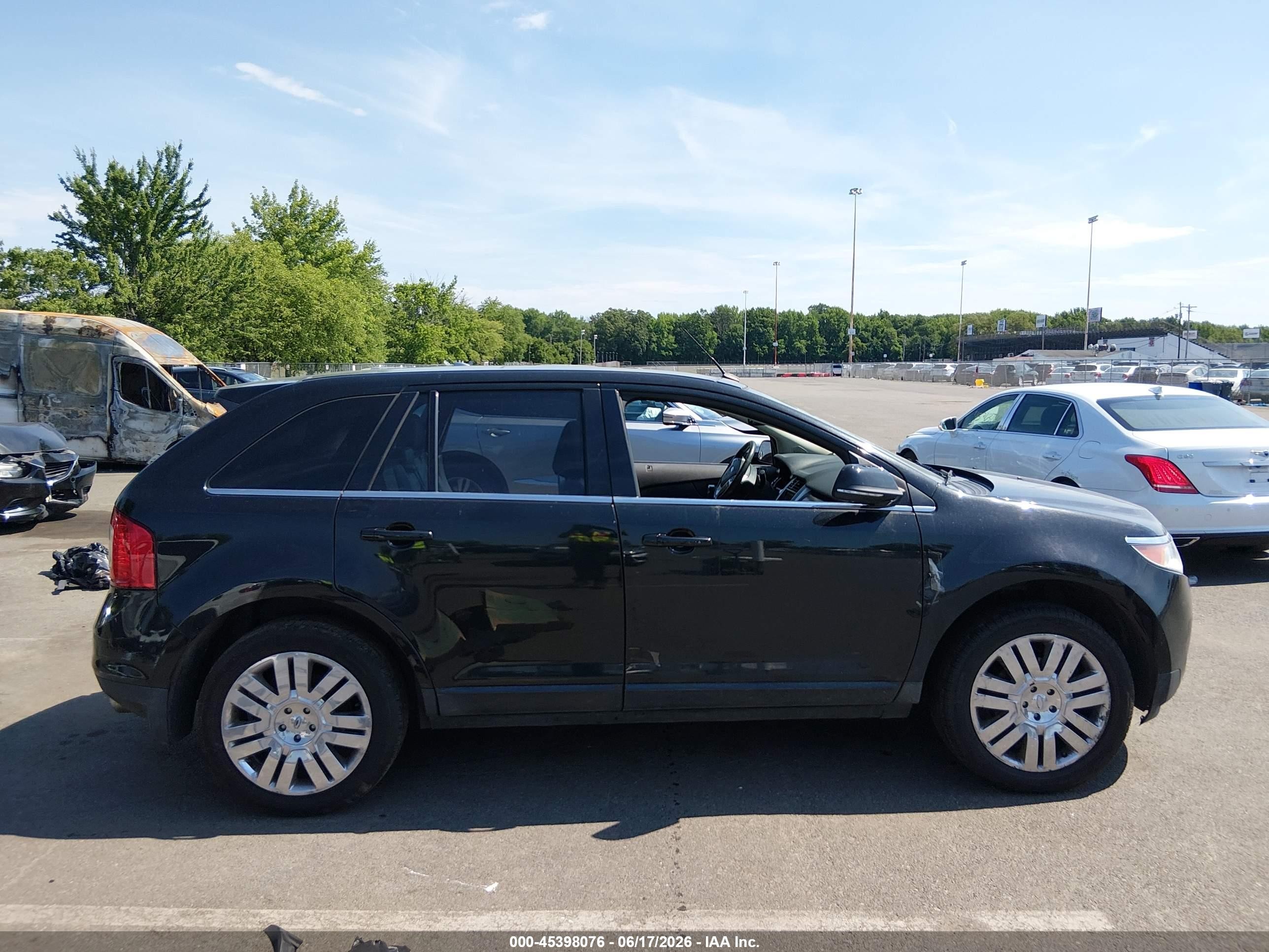 2014 Ford Edge Limited Black vin: 2FMDK4KC8EBA49135