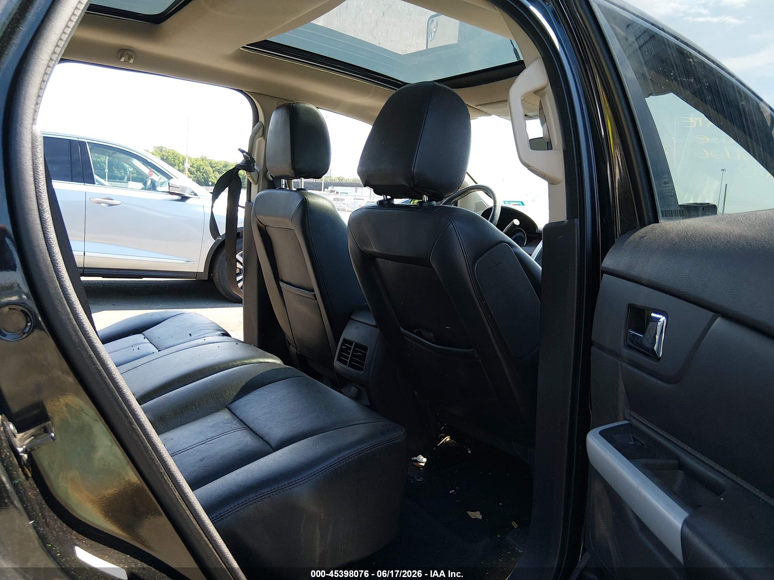 2014 Ford Edge Limited Black vin: 2FMDK4KC8EBA49135