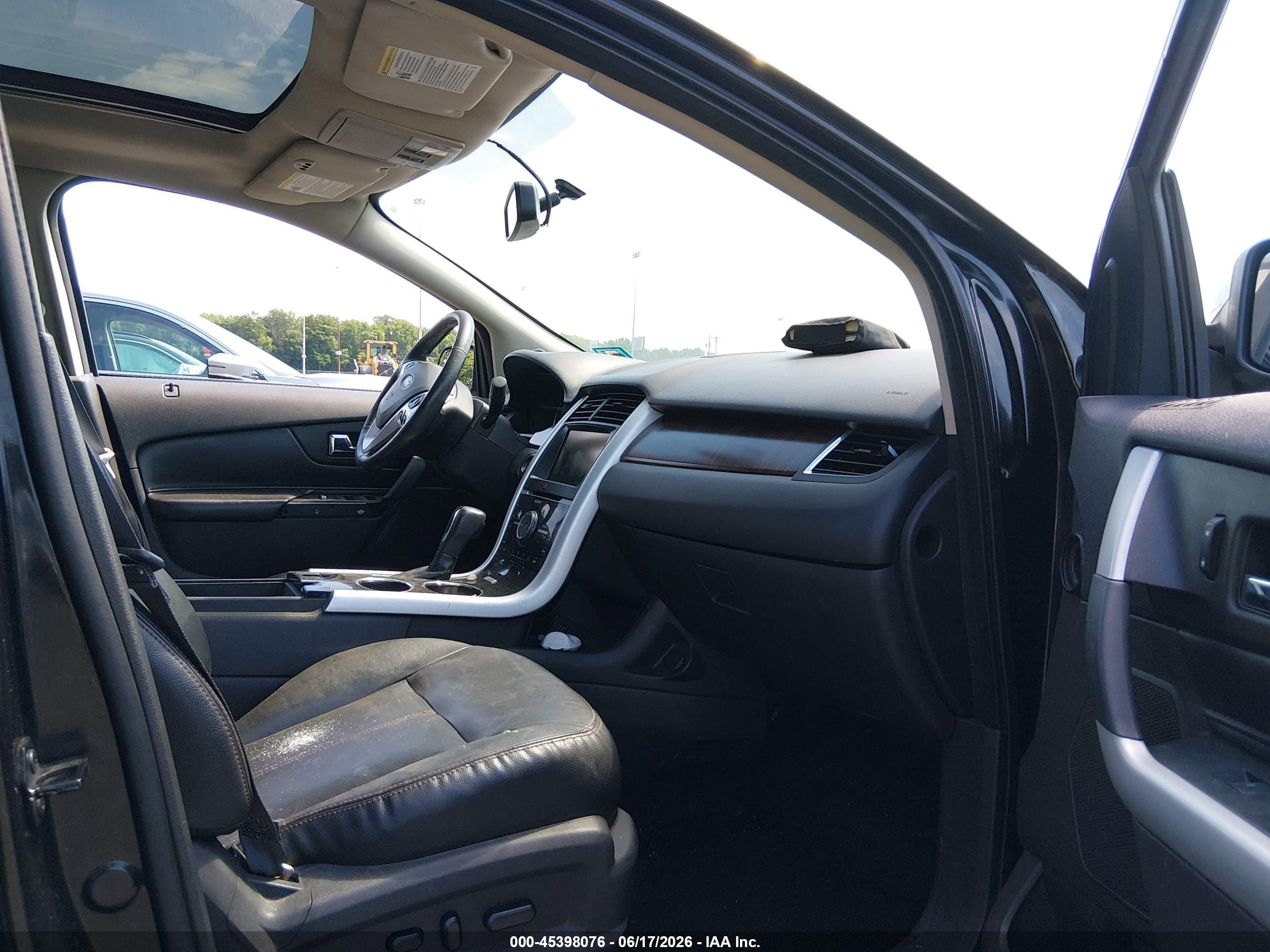 2014 Ford Edge Limited Black vin: 2FMDK4KC8EBA49135