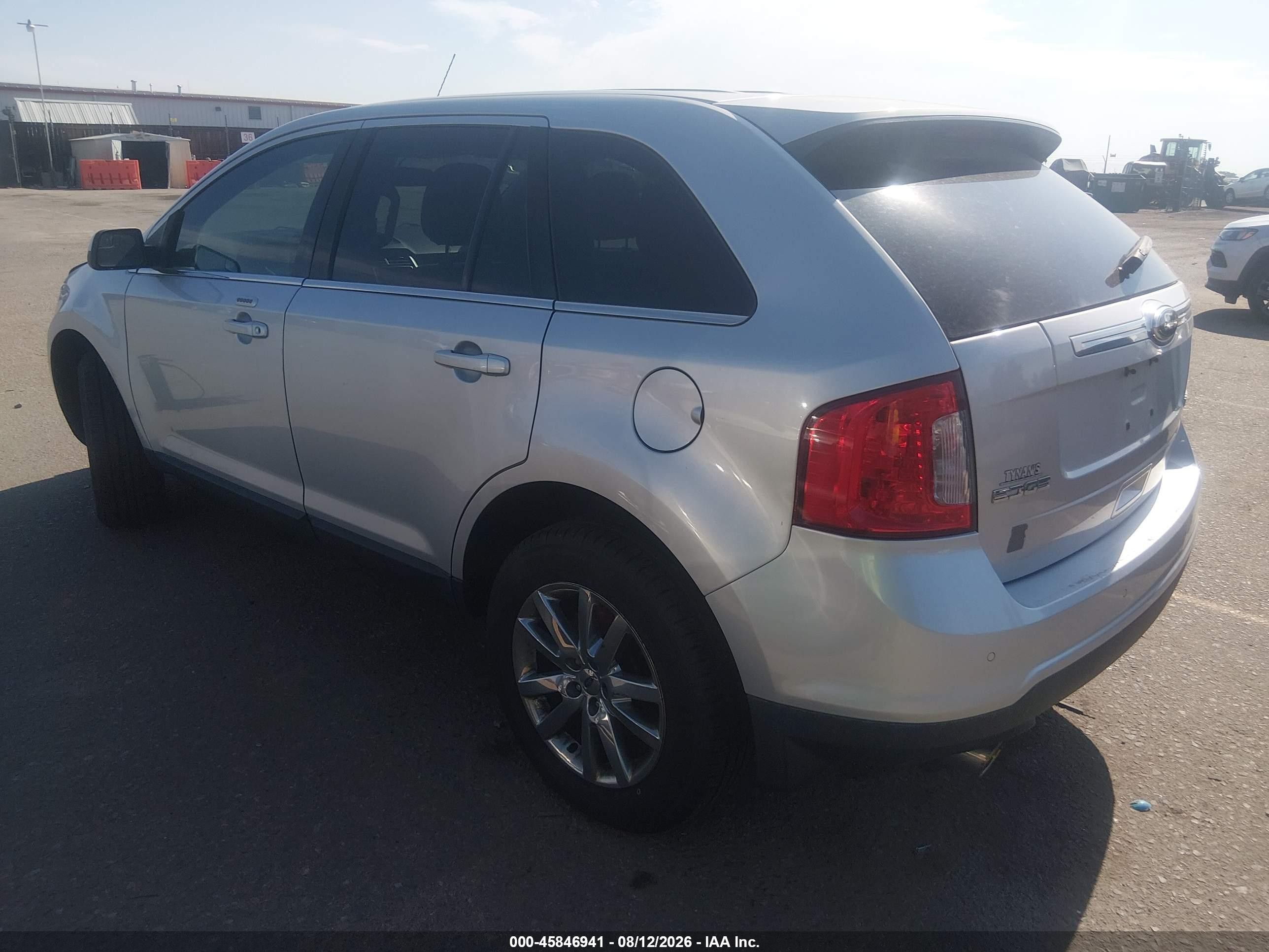 2014 Ford Edge Limited Серый vin: 2FMDK4KC8EBA75170
