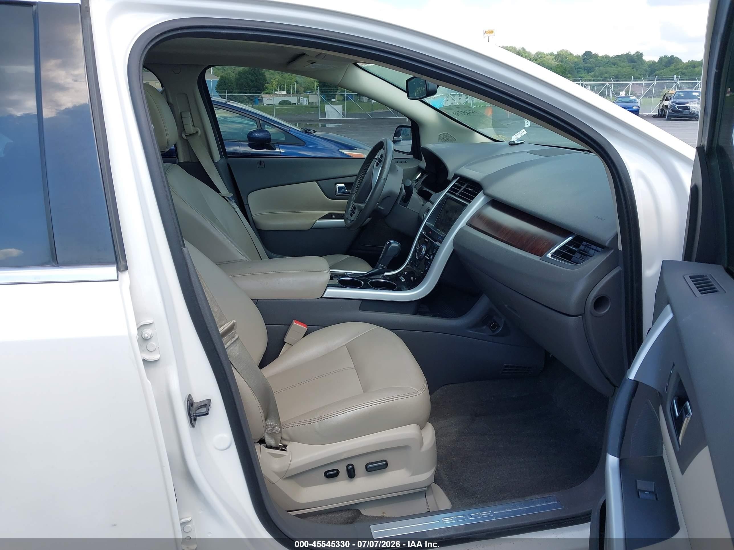 2014 Ford Edge Limited Белый vin: 2FMDK4KC8EBB13125