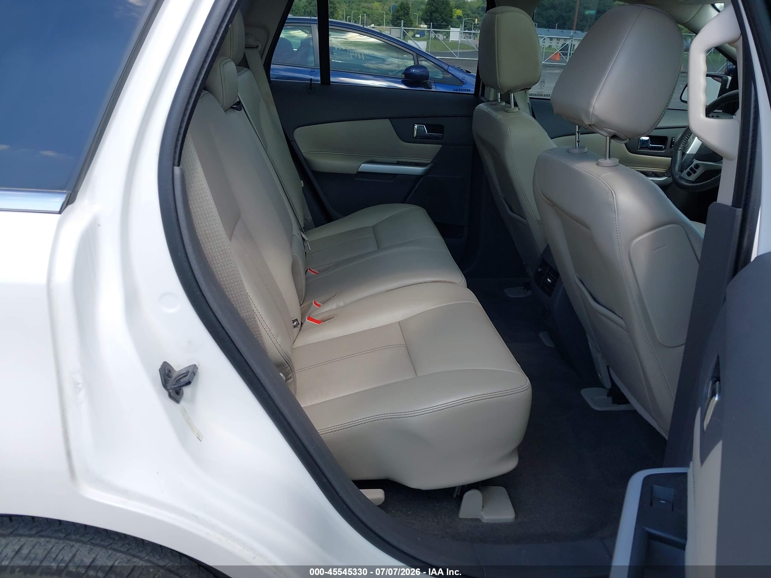 2014 Ford Edge Limited Белый vin: 2FMDK4KC8EBB13125
